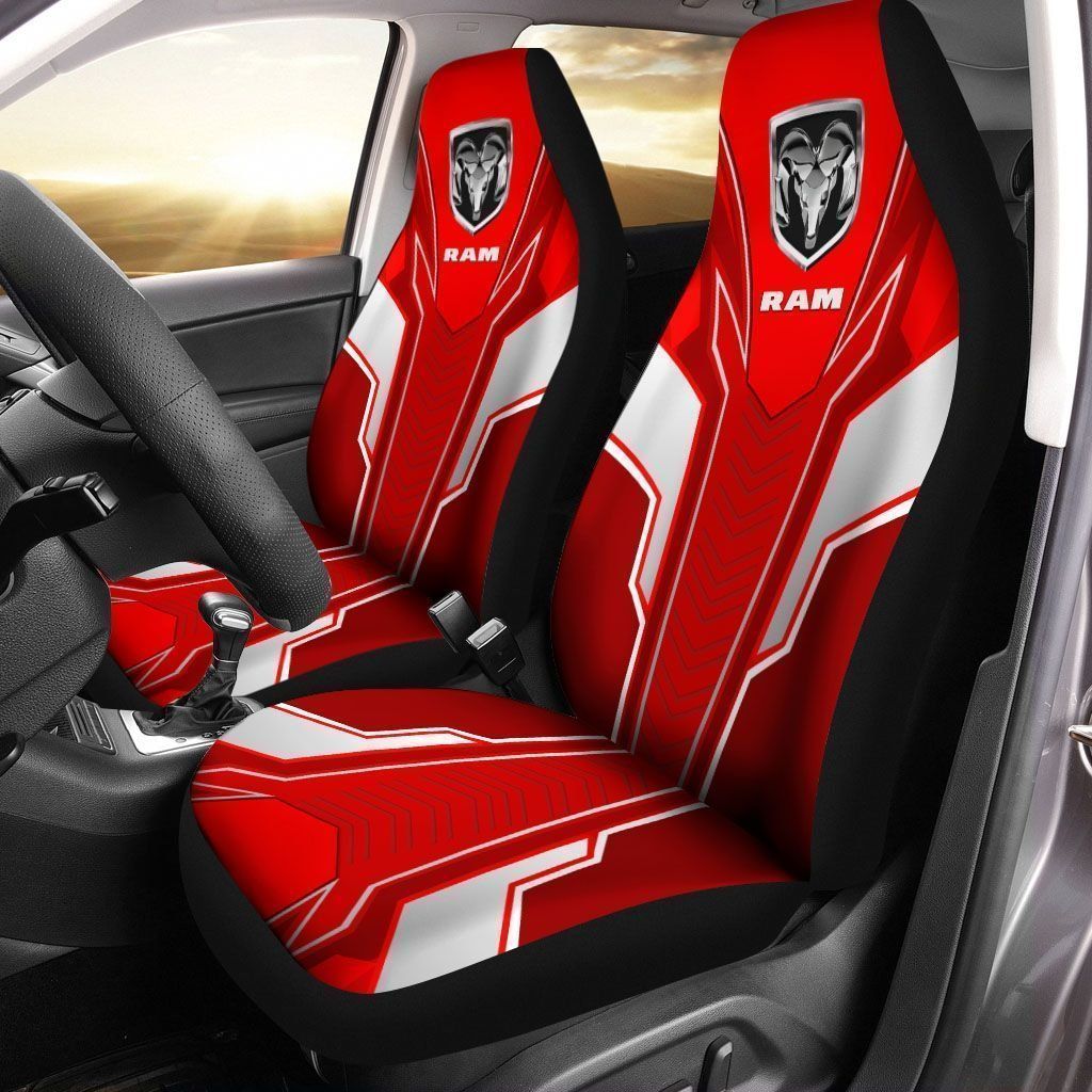 NEW Ram Truck red white Seat Cover