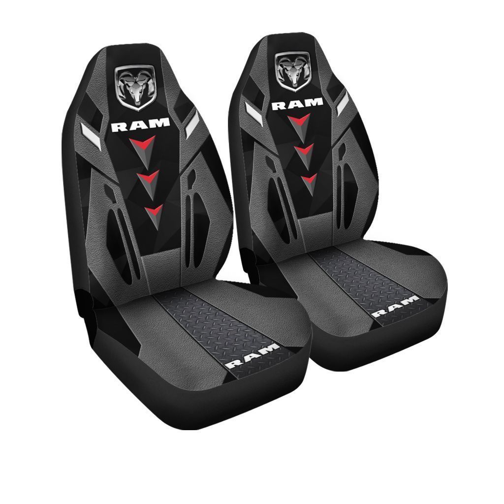 NEW Ram Truck logo grey Seat Cover 3 NEW Ram Truck logo grey Seat Cover word1