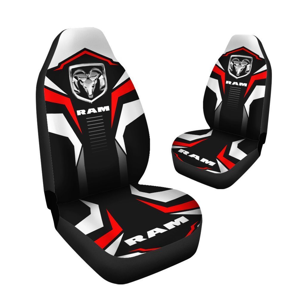NEW Dodge Ram Truck logo black white Seat Cover 4 NEW Dodge Ram Truck logo black white Seat Cover word1