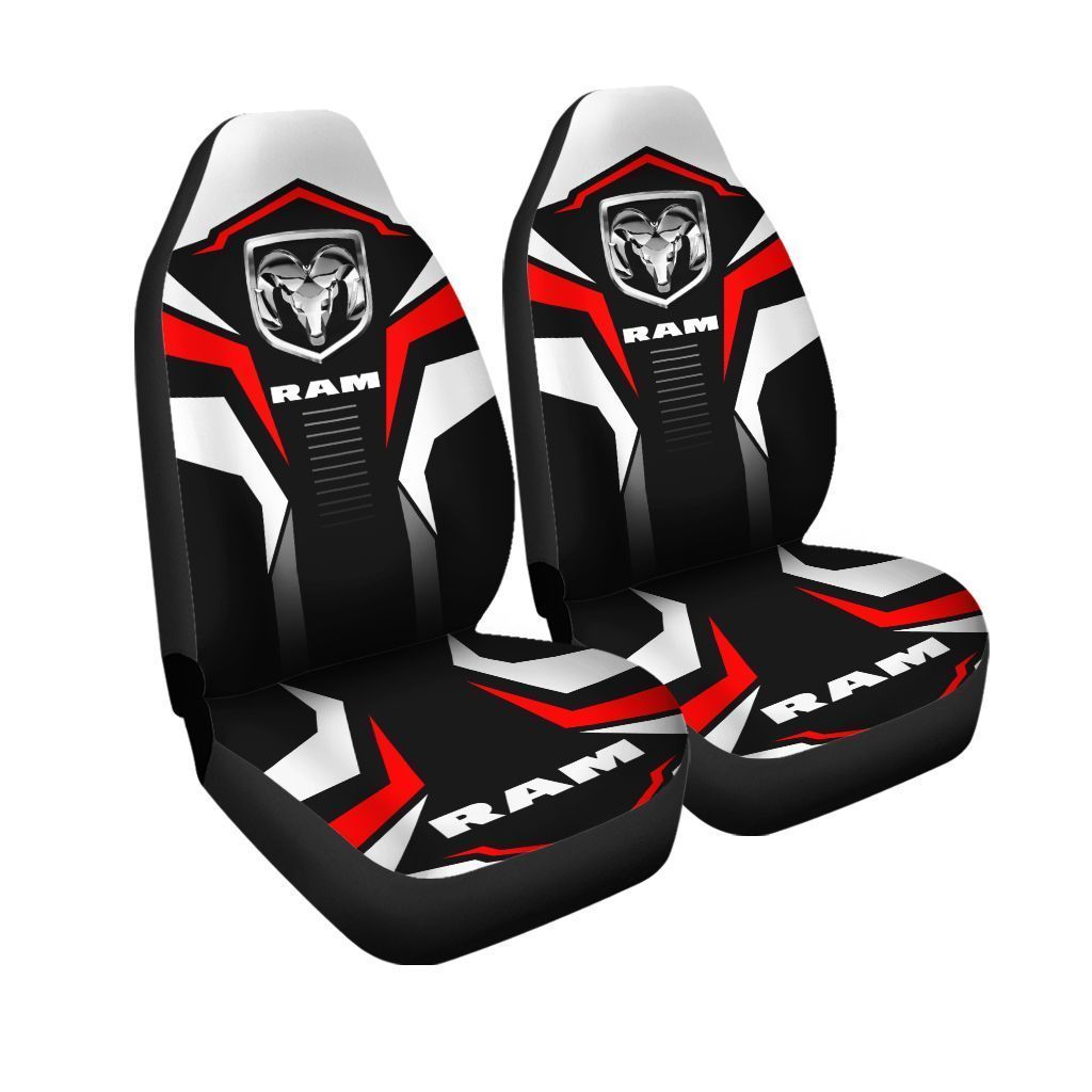NEW Dodge Ram Truck logo black white Seat Cover 3 NEW Dodge Ram Truck logo black white Seat Cover word1