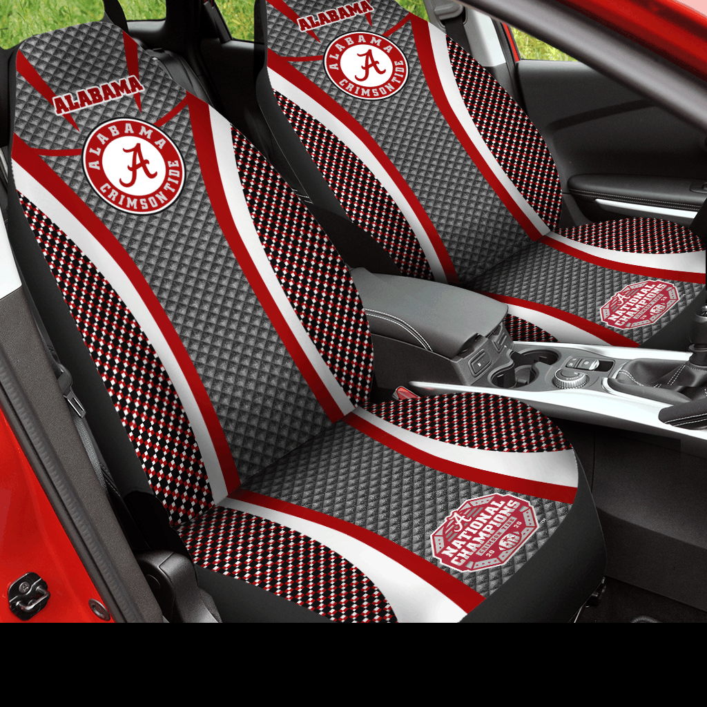 NEW Alabama Crimson Tide NCAA football grey black Seat Cover
