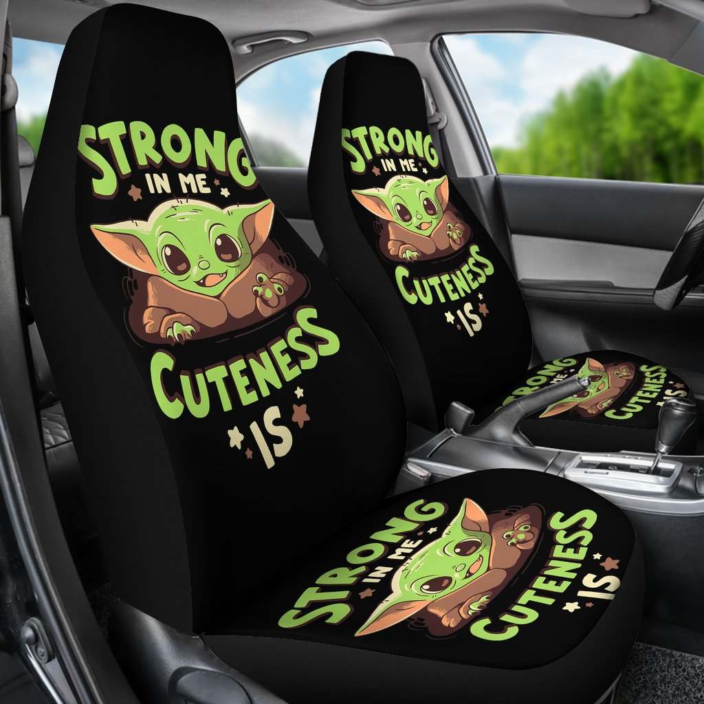 NEW Strong In Me Cuteness Is Baby Yoda Seat Cover 3 NEW Strong In Me Cuteness Is Baby Yoda Seat Cover word2