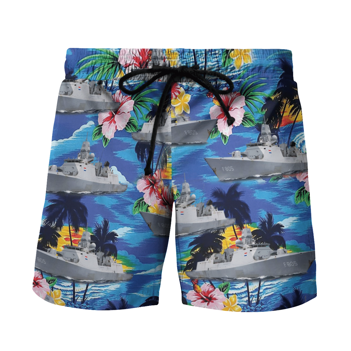 Evertsen F805 Netherland Hawaiian Shirt, Short 4 164501603531214a5cdb