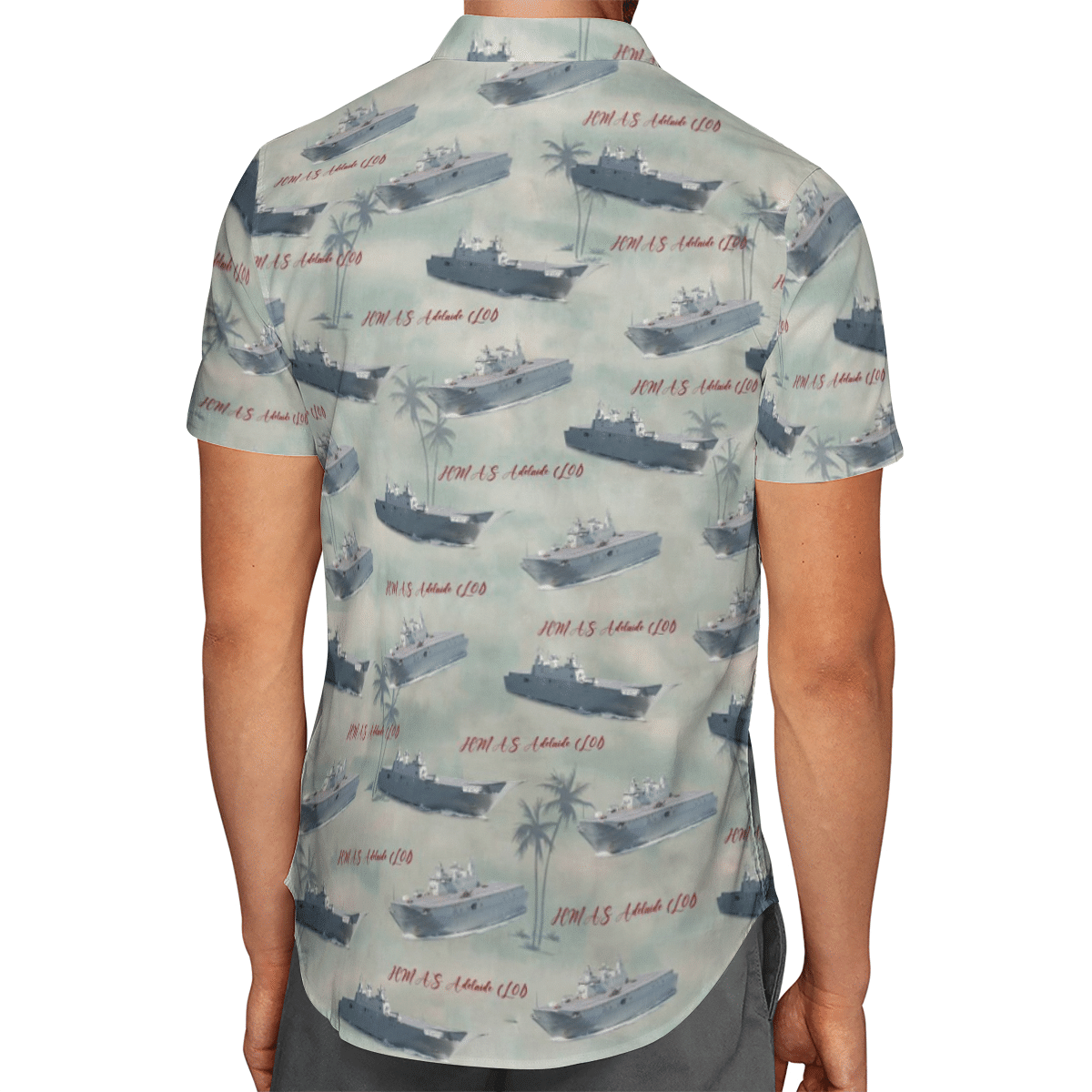 HMAS Adelaide L01 Royal Australian Navy Hawaiian Shirt, Short 3 1645016036450dfd59fd