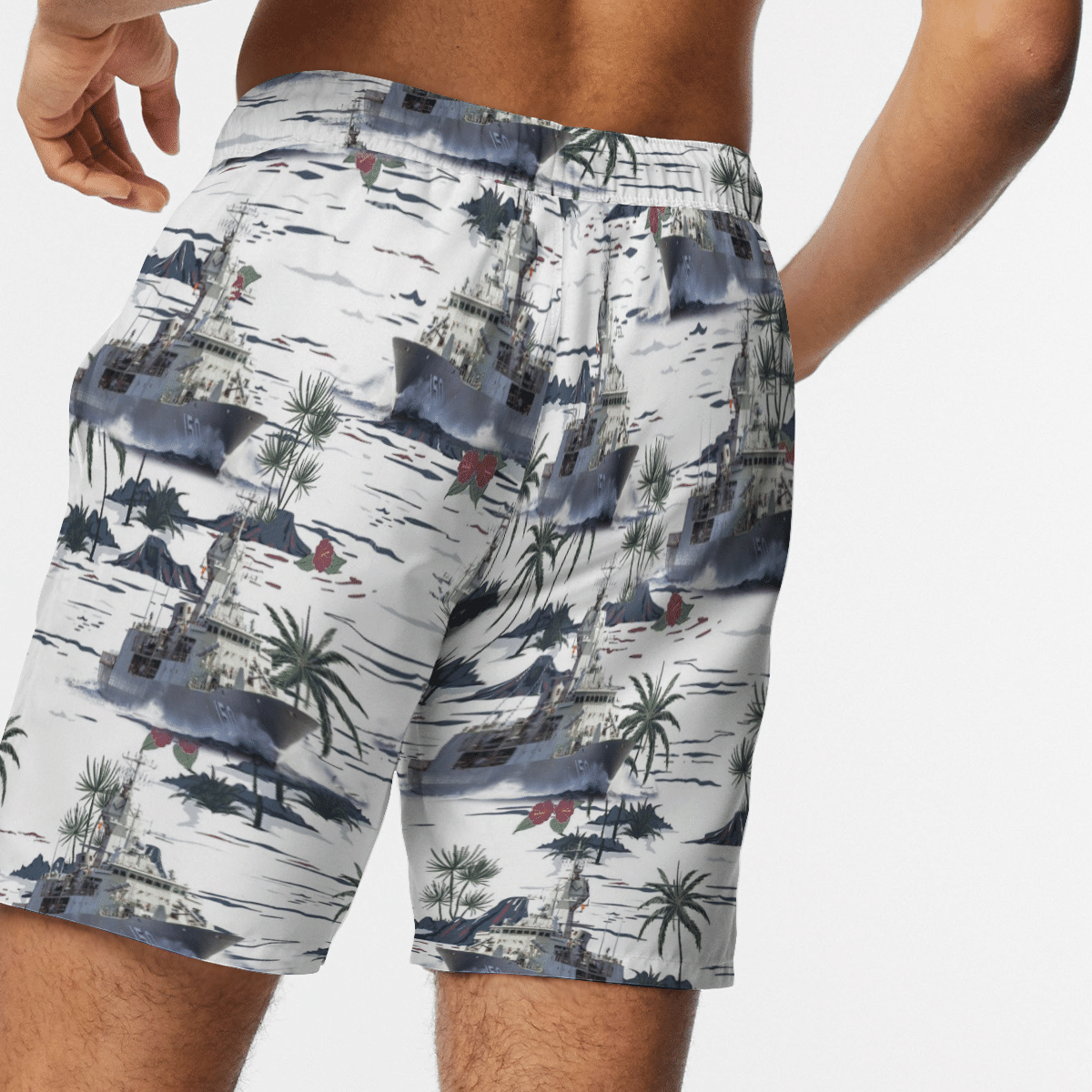 HMAS ANZAC FFH 150 Royal Australian Navy Coconut Hawaiian Shirt, Short 6 16450160364c0c2a010f