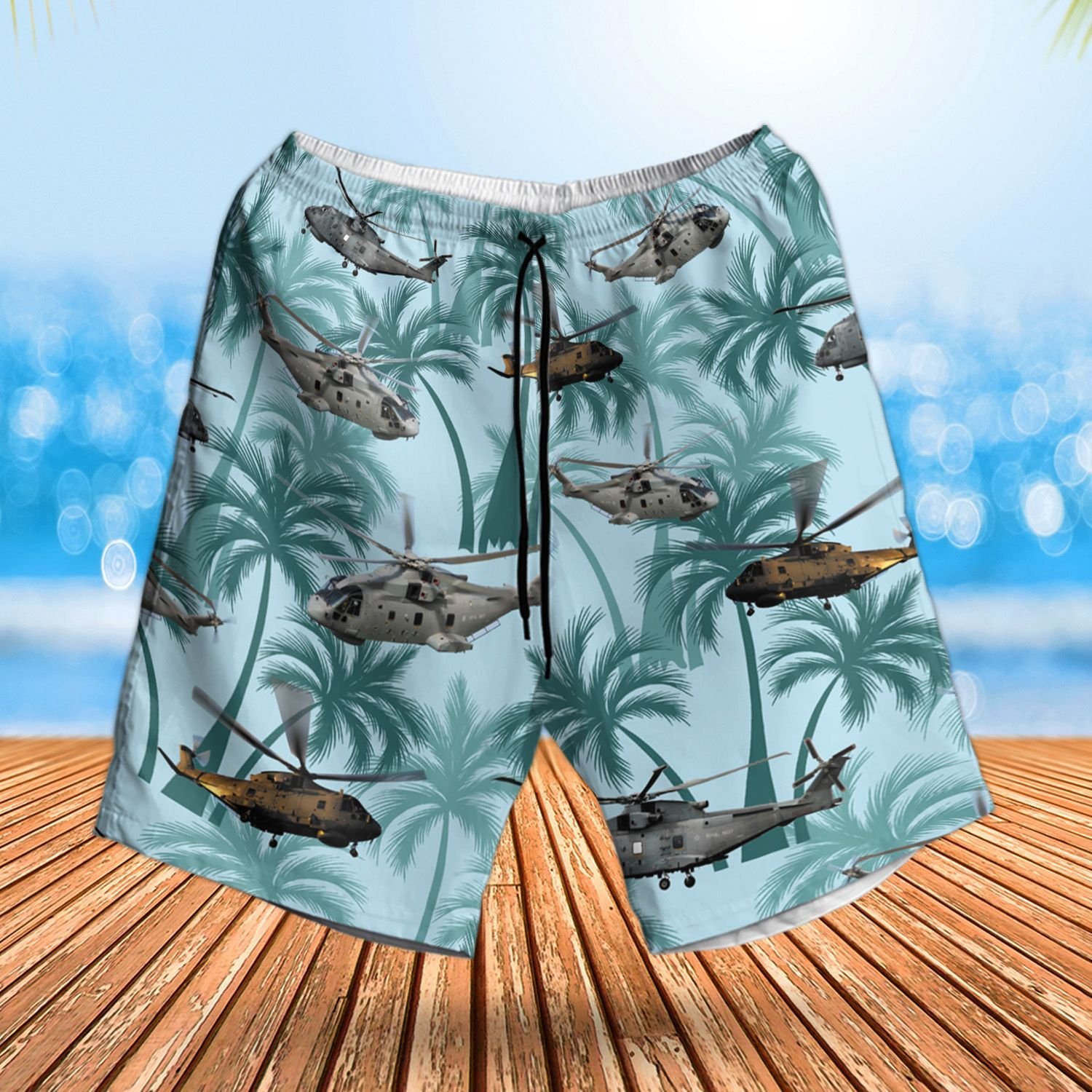 Royal Navy MERLIN HM MK2 Coconut Hawaiian Shirt, Short 2 1645016040f84dfea70e