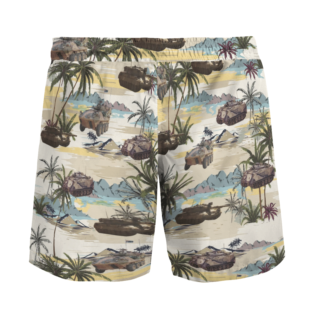 M113A1, ASLAV and Leopard Australian Army Coconut Hawaiian Shirt, Short 5 164501604134bd548908
