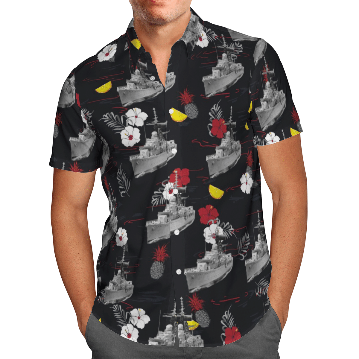 RN Historical Weapon-class Destroyer Short Sleeve Limited Hawaiian Shirt 2 RN Historical Weapon-class Destroyer Short Sleeve Limited Hawaiian Shirt word2