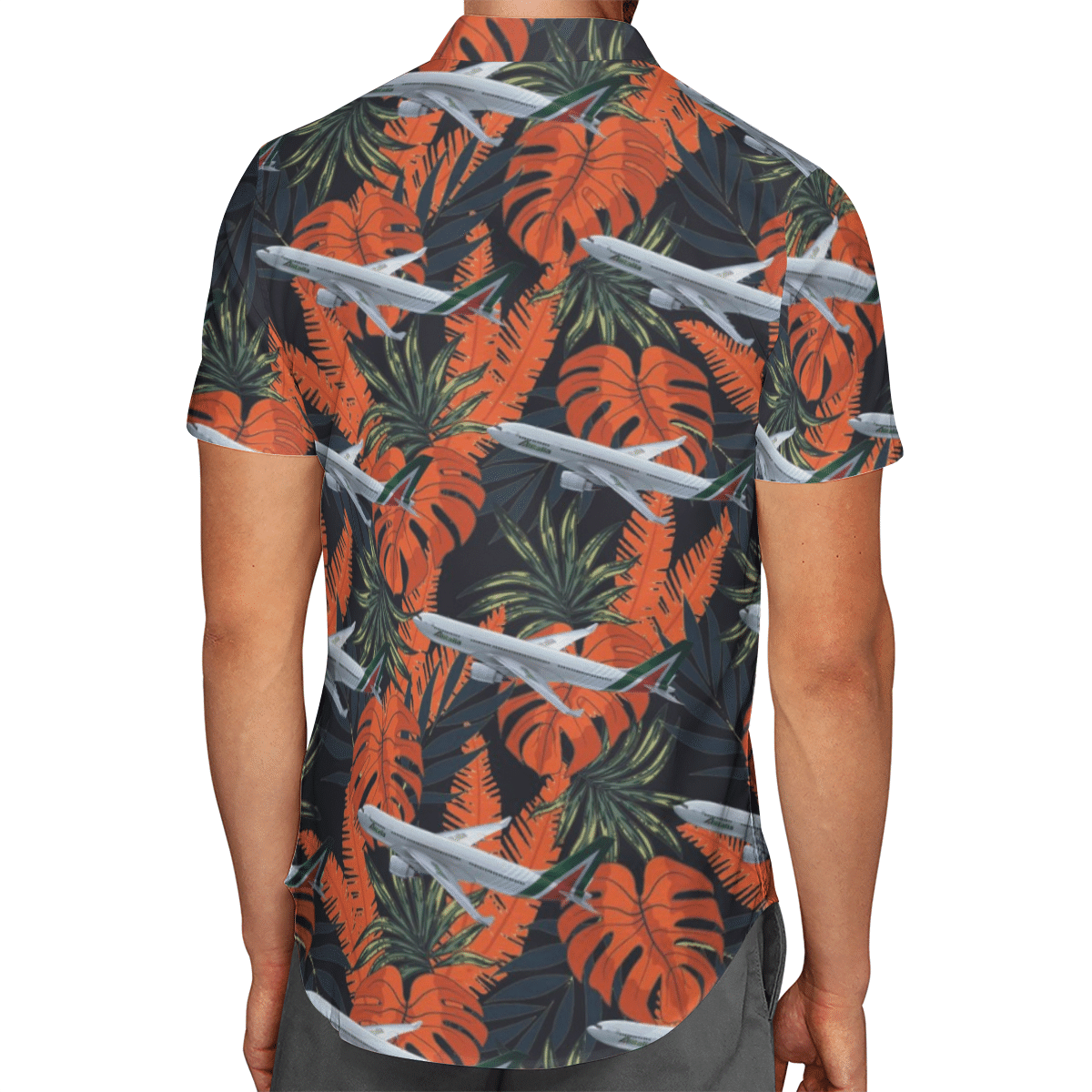 Alitalia Airbus A330-200 Short Sleeve Limited Hawaiian Shirt 3 Alitalia Airbus A330-200 Short Sleeve Limited Hawaiian Shirt word2