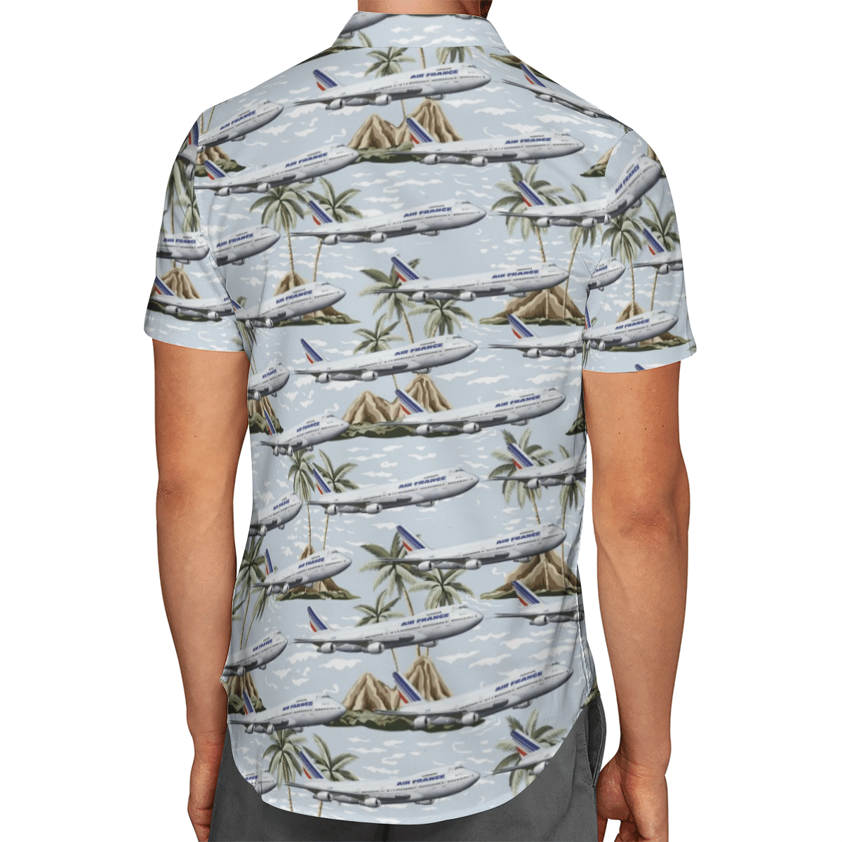 Air France Boeing 747-200 Short Sleeve Limited Hawaiian Shirt 3 Air France Boeing 747-200 Short Sleeve Limited Hawaiian Shirt word3
