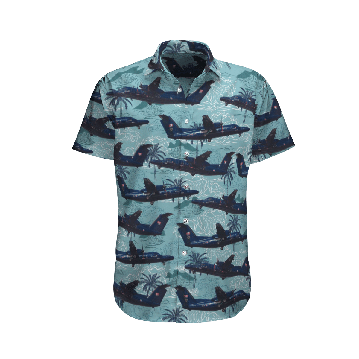 RCAF De Havilland Canada CT-142 Dash 8 DHC-8-102 Short Sleeve Limited Hawaiian Shirt 1 RCAF De Havilland Canada CT-142 Dash 8 DHC-8-102 Short Sleeve Limited Hawaiian Shirt word3