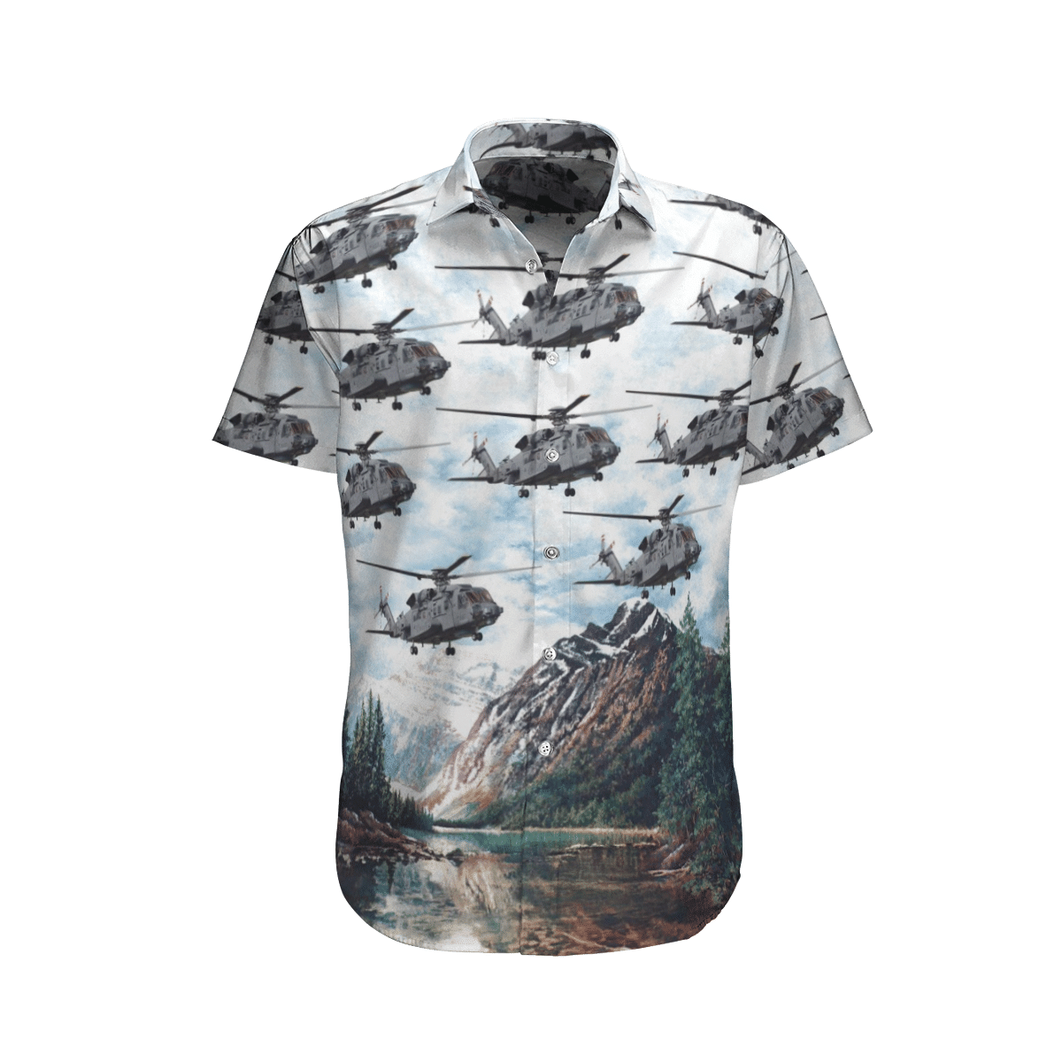 RCAF Sikorsky CH-148 Cyclone S-92 Helicopter Short Sleeve Limited Hawaiian Shirt 4 RCAF Sikorsky CH-148 Cyclone S-92 Helicopter Short Sleeve Limited Hawaiian Shirt word3