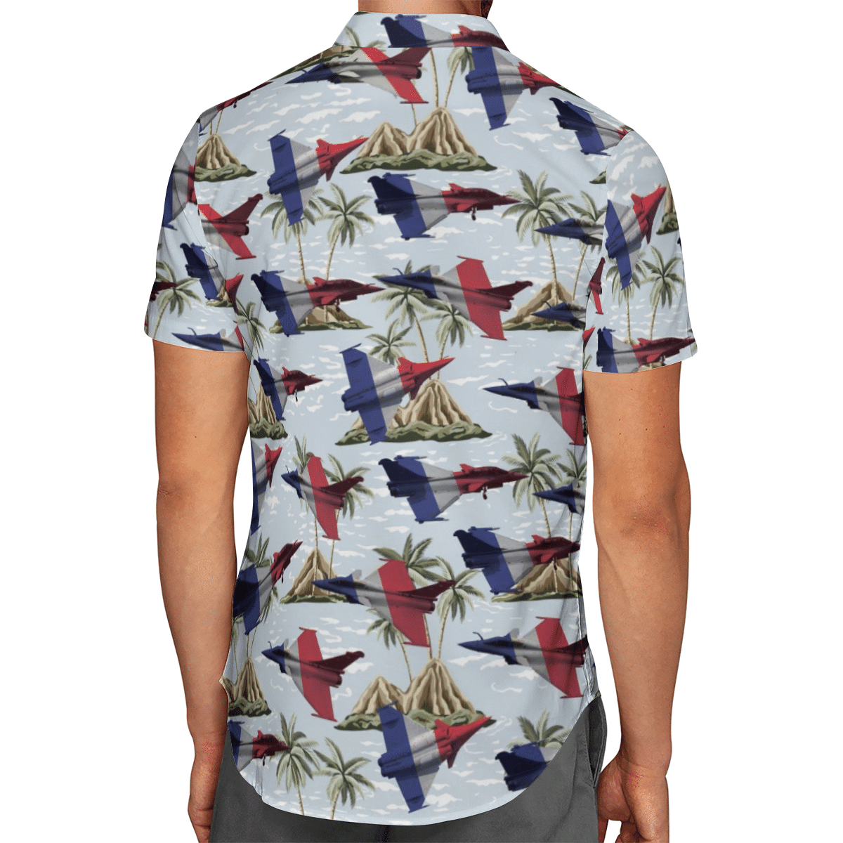 Rafale Solo Display French White Short Sleeve Limited Hawaiian Shirt 3 Rafale Solo Display French White Short Sleeve Limited Hawaiian Shirt word2