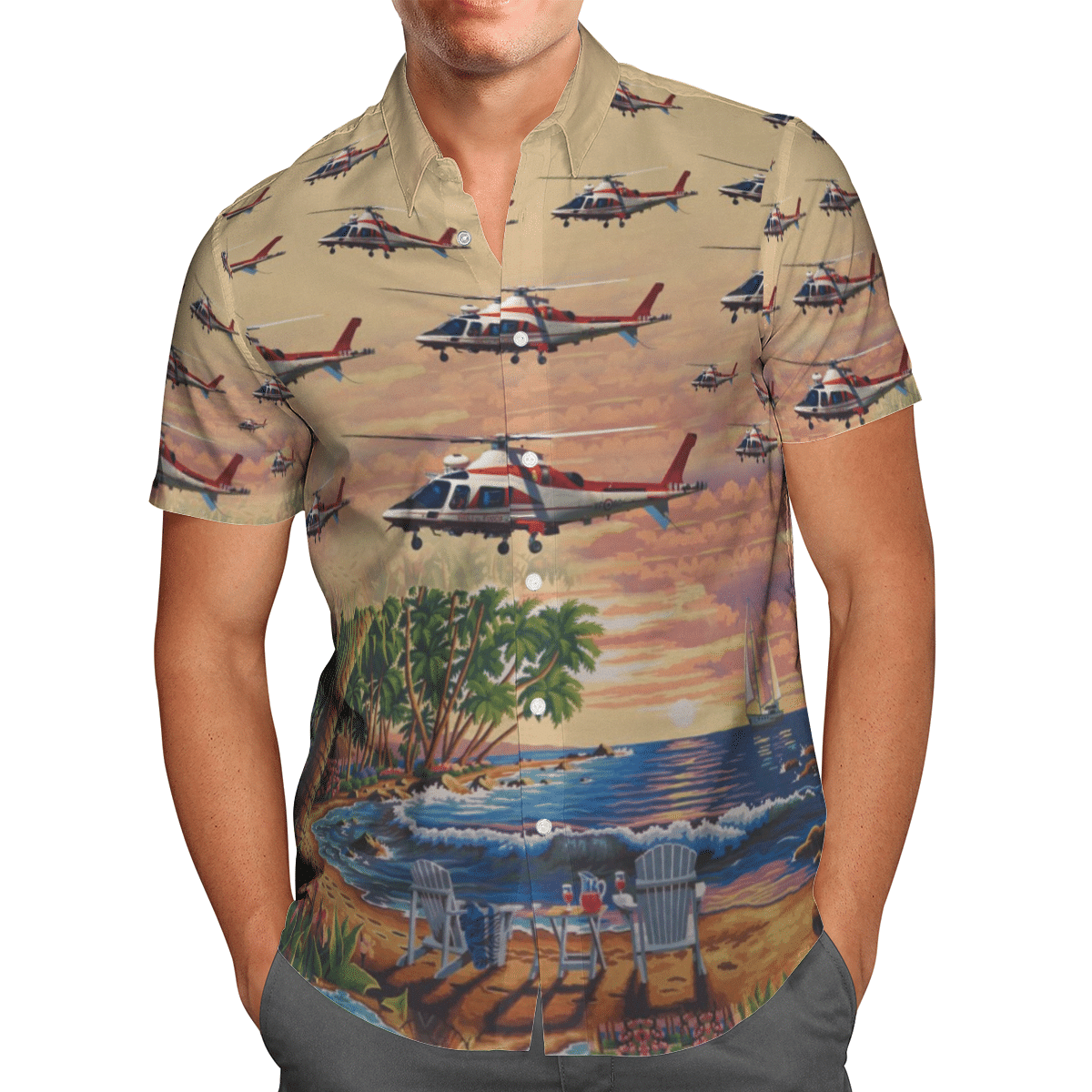 Vigili Del Fuoco AgustaWestland AW109 Short Sleeve Limited Hawaiian Shirt 2 Vigili Del Fuoco AgustaWestland AW109 Short Sleeve Limited Hawaiian Shirt word2