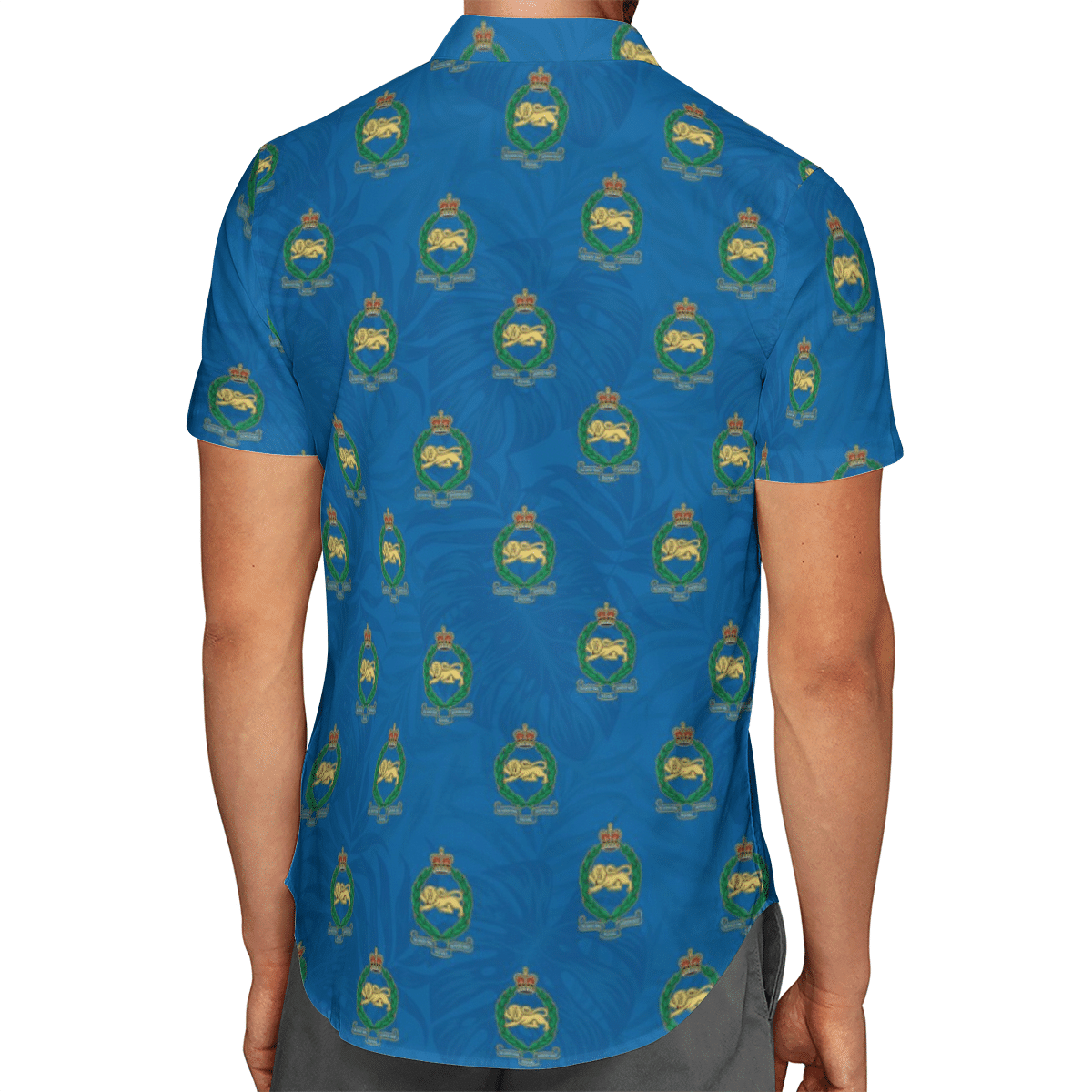 King's Own Royal Border Regiment Short Sleeve Limited Hawaiian Shirt 3 King's Own Royal Border Regiment Short Sleeve Limited Hawaiian Shirt word1