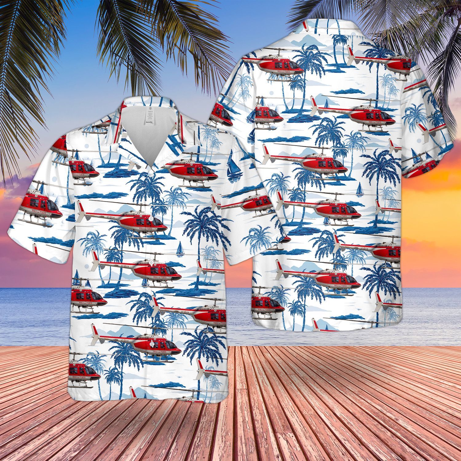 Vigili Del Fuoco Agusta-Bell AB 206 Short Sleeve Limited Hawaiian Shirt 1 Vigili Del Fuoco Agusta-Bell AB 206 Short Sleeve Limited Hawaiian Shirt word3