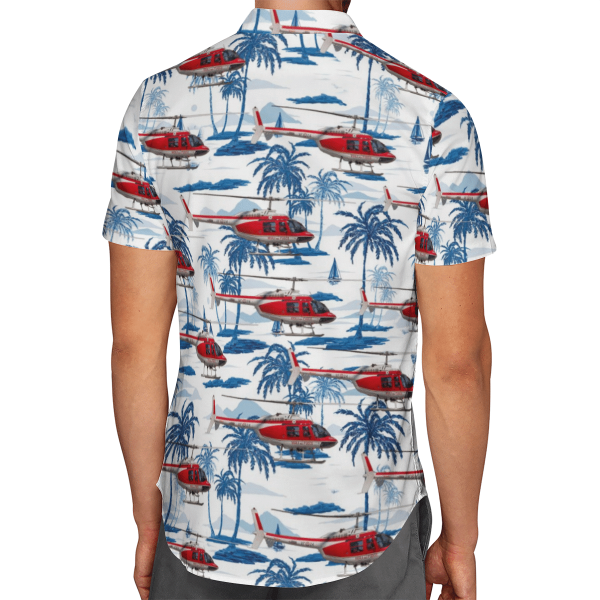 Vigili Del Fuoco Agusta-Bell AB 206 Short Sleeve Limited Hawaiian Shirt 3 Vigili Del Fuoco Agusta-Bell AB 206 Short Sleeve Limited Hawaiian Shirt word3