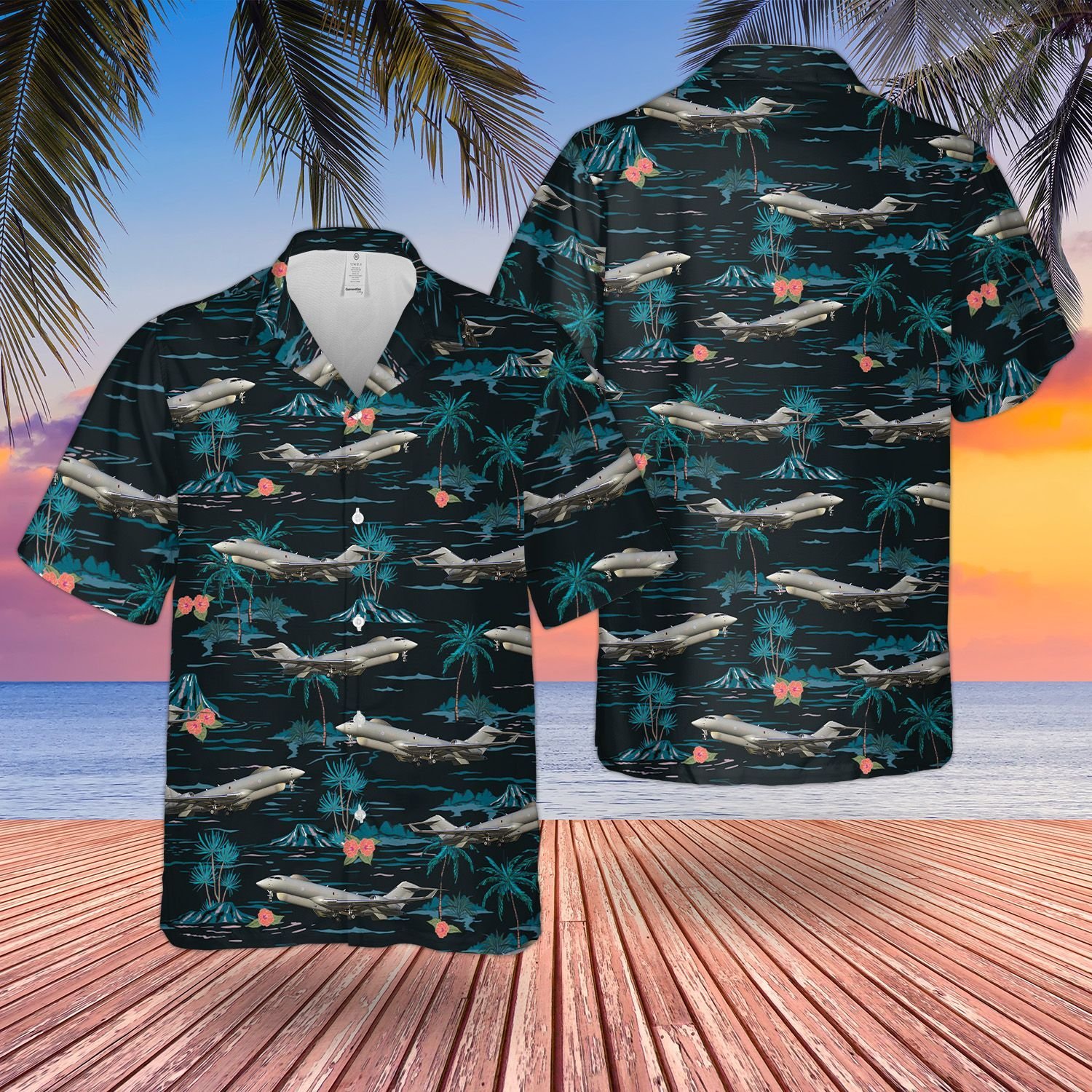 RAF Historical Sentinel R1 Short Sleeve Limited Hawaiian Shirt 7 RAF Historical Sentinel R1 Short Sleeve Limited Hawaiian Shirt word1