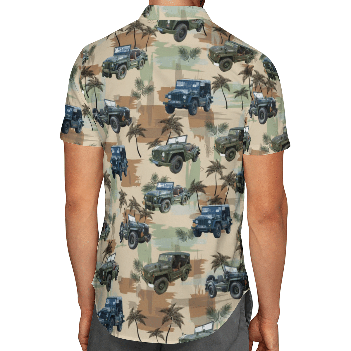 British Army Austin Champ Short Sleeve Limited Hawaiian Shirt 3 British Army Austin Champ Short Sleeve Limited Hawaiian Shirt word1