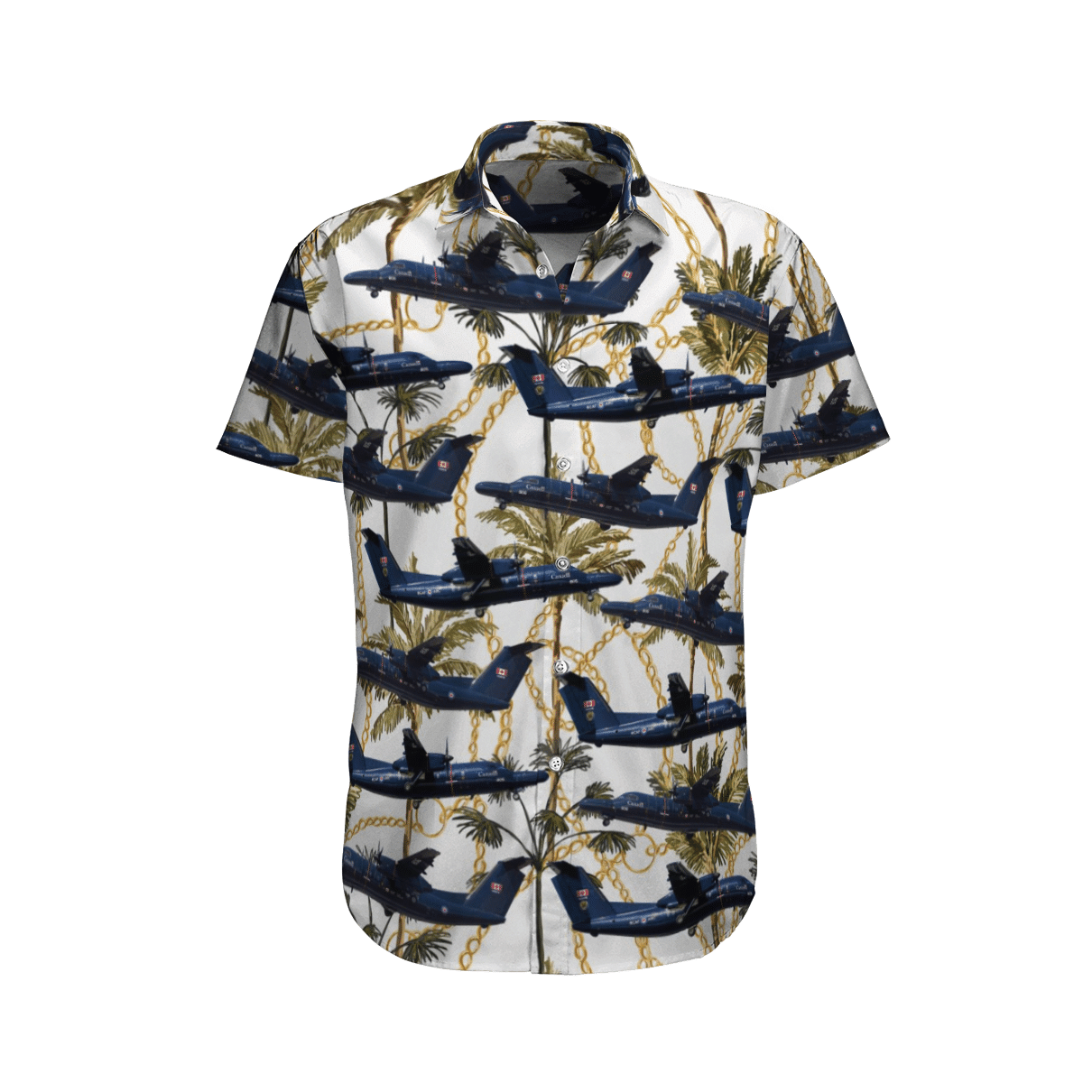 RCAF De Havilland Canada CT-142 Dash 8 DHC-8-102 Vintage Short Sleeve Limited Hawaiian Shirt 5 RCAF De Havilland Canada CT-142 Dash 8 DHC-8-102 Vintage Short Sleeve Limited Hawaiian Shirt word1