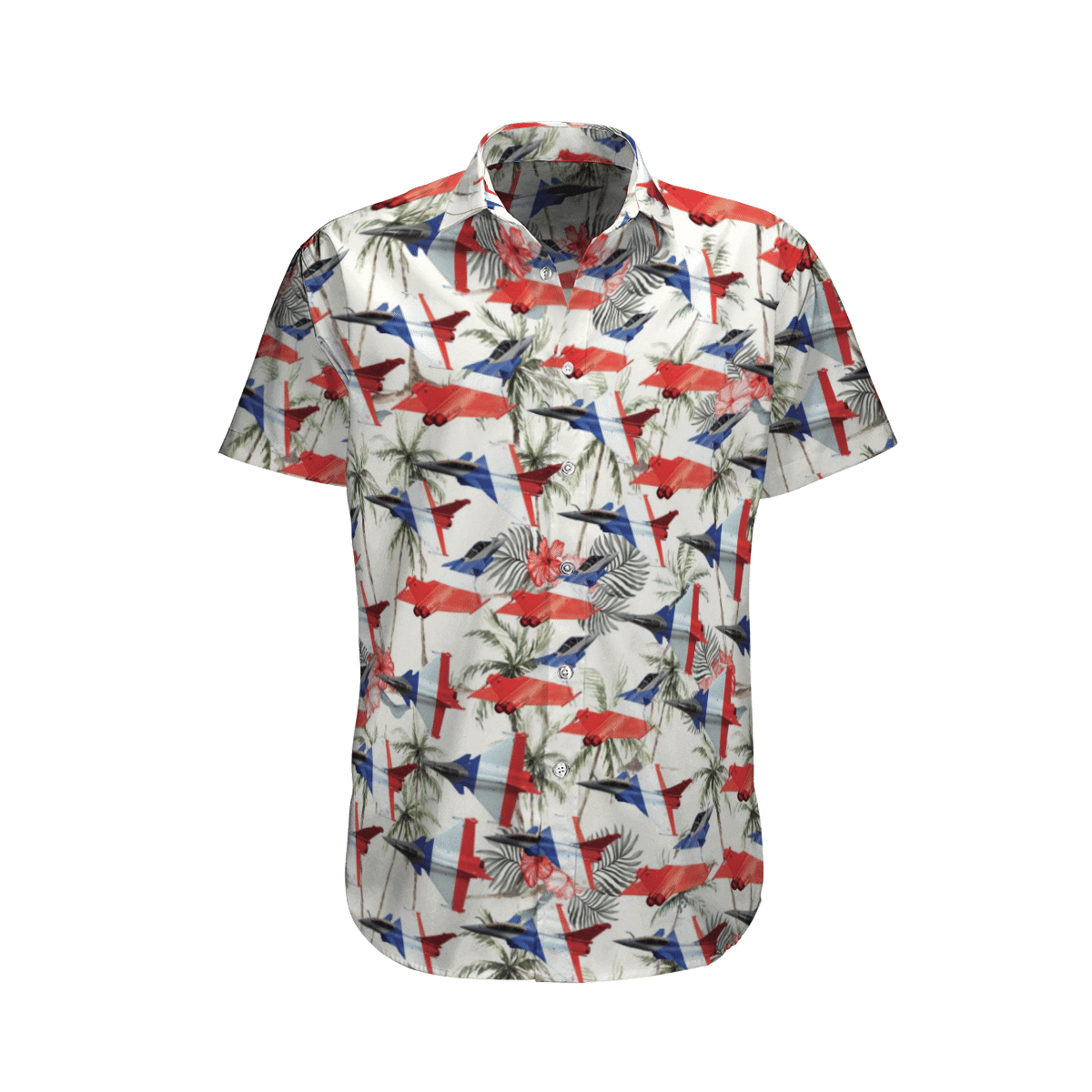 Rafale Solo Display Short Sleeve Limited Hawaiian Shirt word1