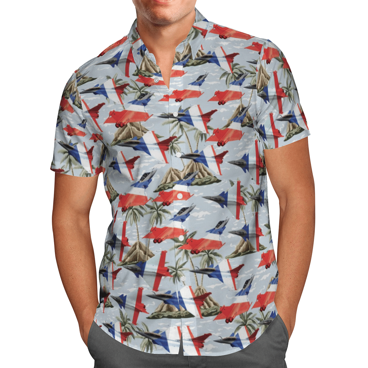 Rafale Solo Display Color Short Sleeve Limited Hawaiian Shirt 2 Rafale Solo Display Color Short Sleeve Limited Hawaiian Shirt word1