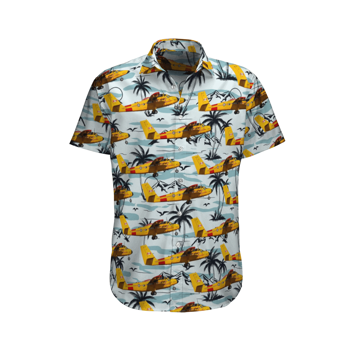 RCAF De Havilland Canada CC-138 Twin Otter Short Sleeve Limited Hawaiian Shirt word1