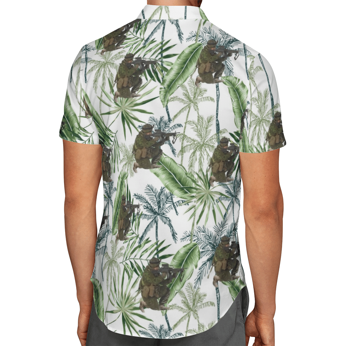 Canadian Army Coconut Short Sleeve Limited Hawaiian Shirt 2 Canadian Army Coconut Short Sleeve Limited Hawaiian Shirt word1