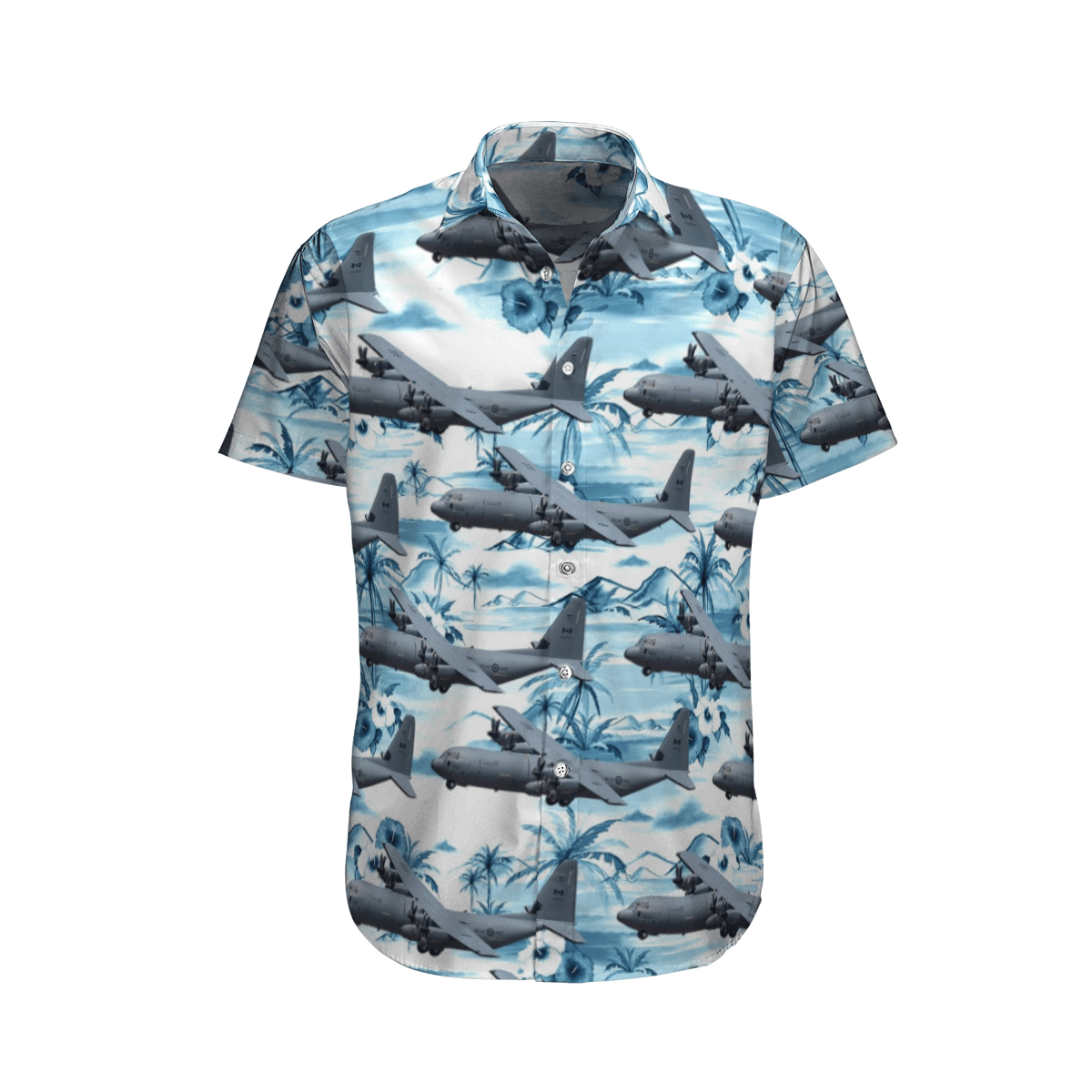 RCAF Lockheed Martin CC-130J-30 Hercules L-382 Short Sleeve Limited Hawaiian Shirt 4 RCAF Lockheed Martin CC-130J-30 Hercules L-382 Short Sleeve Limited Hawaiian Shirt word1