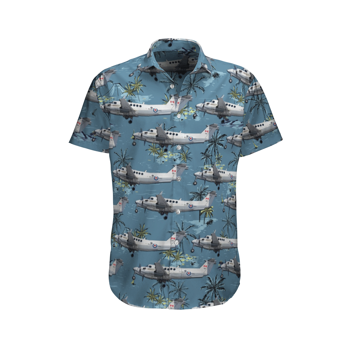 RCAF Beechcraft 350ER King Air B300 Short Sleeve Limited Hawaiian Shirt word3