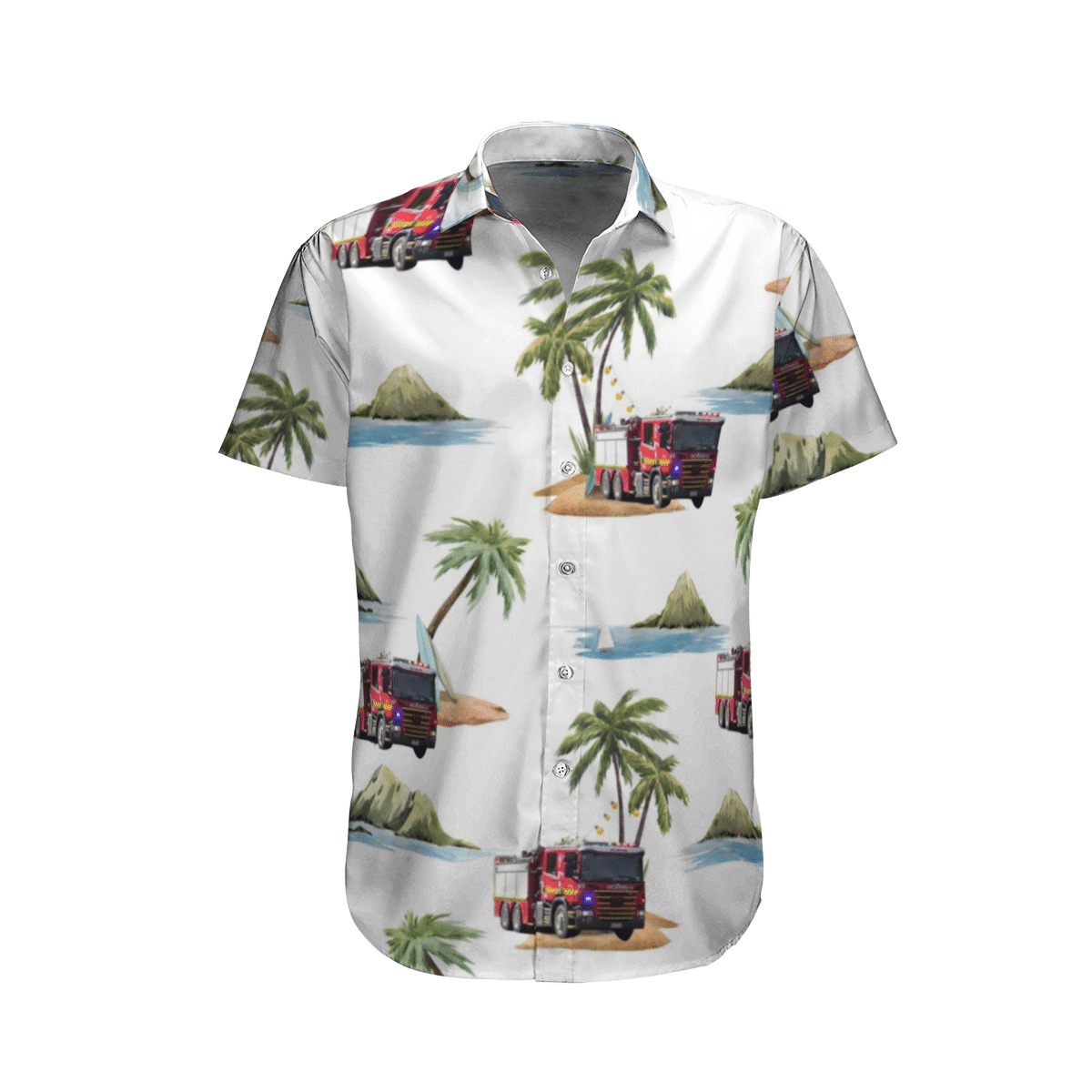 Fire Rescue Victoria FRV Trucks Short Sleeve Limited Hawaiian Shirt 4 Fire Rescue Victoria FRV Trucks Short Sleeve Limited Hawaiian Shirt word1