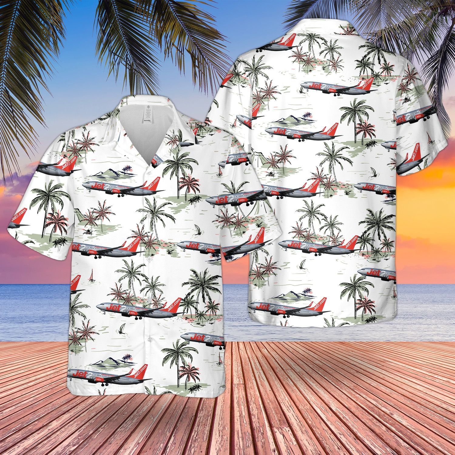 UK Airlines Jet2 Boeing 737-800 Short Sleeve Limited Hawaiian Shirt 3 UK Airlines Jet2 Boeing 737-800 Short Sleeve Limited Hawaiian Shirt word1