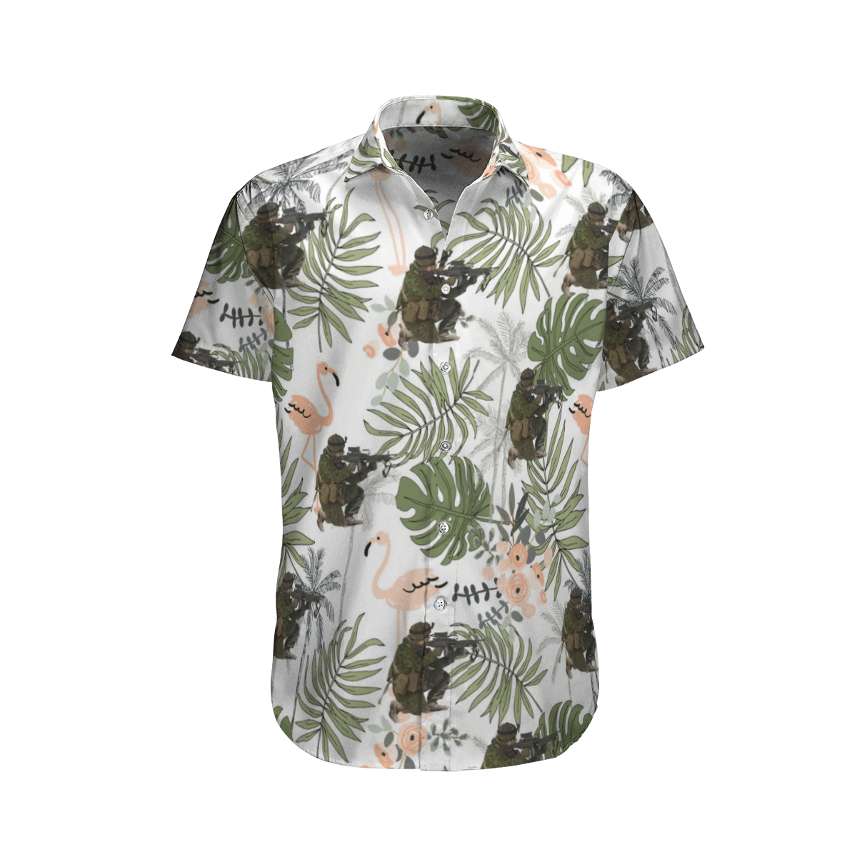 Canadian Army Short Sleeve Limited Hawaiian Shirt 3 Canadian Army Short Sleeve Limited Hawaiian Shirt word1