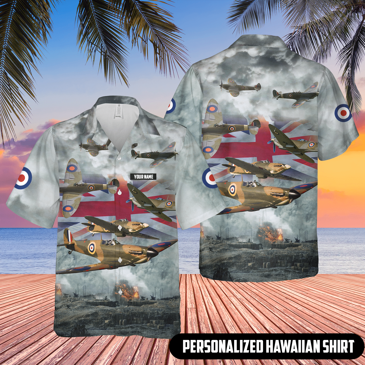 Personalized Bristish UK Supermarine Spitfire Short Sleeve Limited Hawaiian Shirt 3 Personalized Bristish UK Supermarine Spitfire Short Sleeve Limited Hawaiian Shirt word2