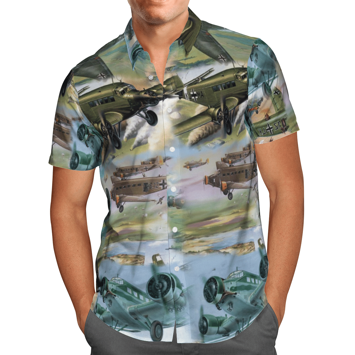 Junkers Short Sleeve Limited Hawaiian Shirt word2