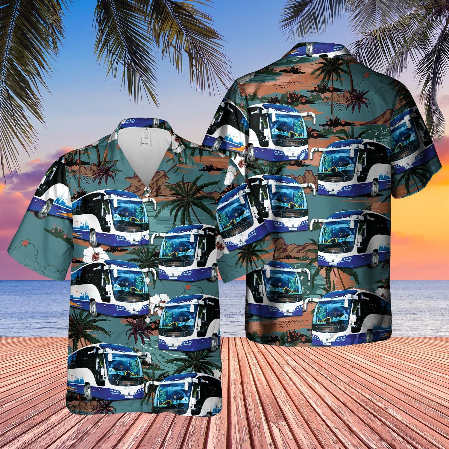 UK Coach Driver 2 Short Sleeve Limited Hawaiian Shirt, Short word3