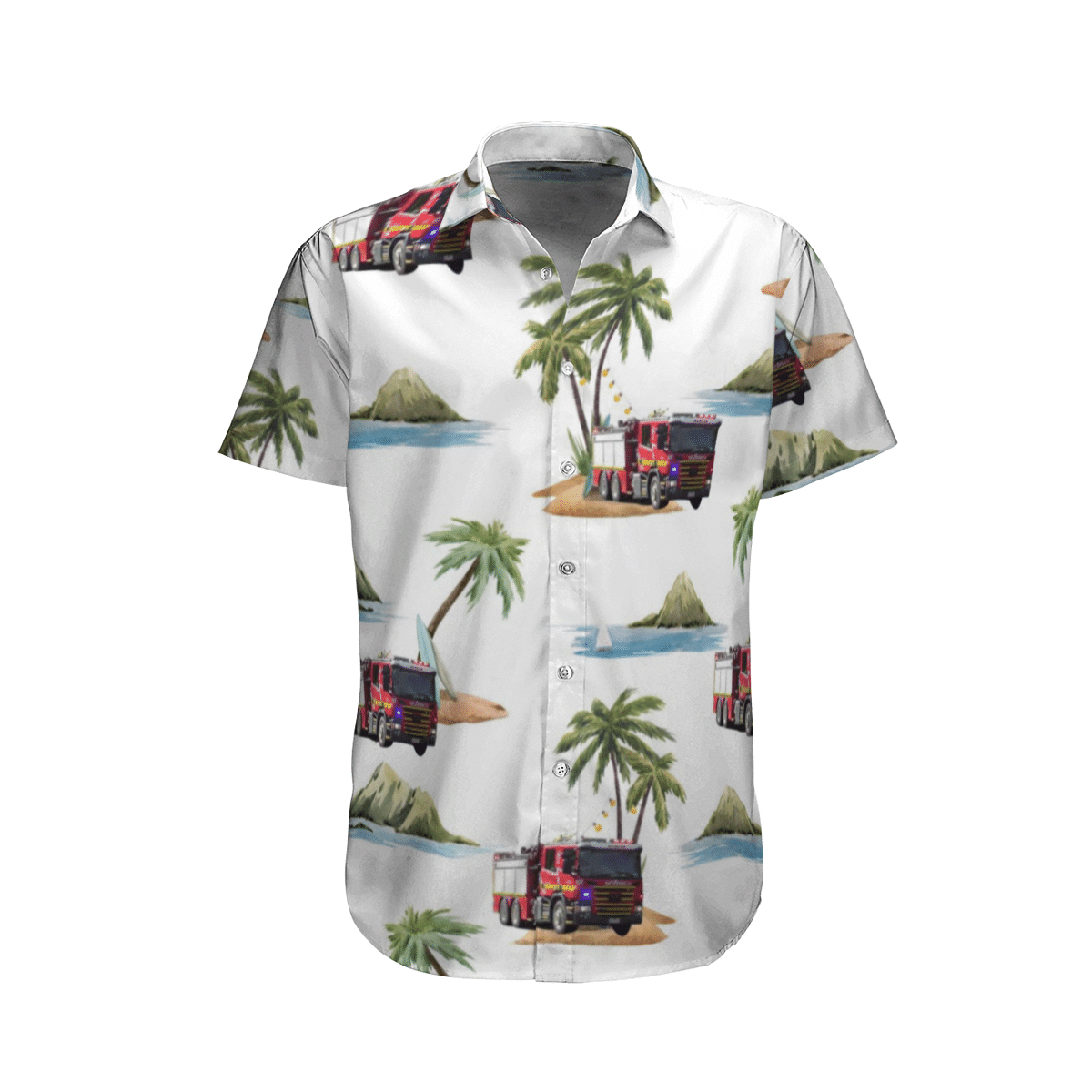 Fire Rescue Victoria FRV Trucks Coconut island Short Sleeve Limited Hawaiian Shirt 3 Fire Rescue Victoria FRV Trucks Coconut island Short Sleeve Limited Hawaiian Shirt word2