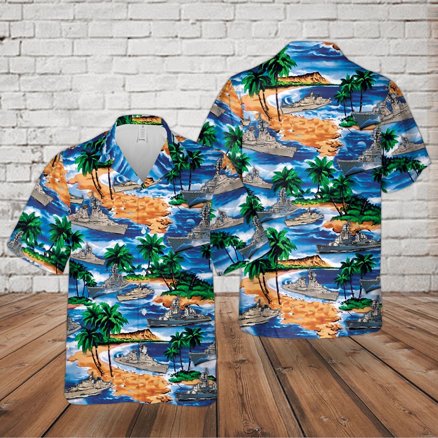 Australian Vietnam Era HMA Ships Short Sleeve Limited Hawaiian Shirt 3 Australian Vietnam Era HMA Ships Short Sleeve Limited Hawaiian Shirt word2