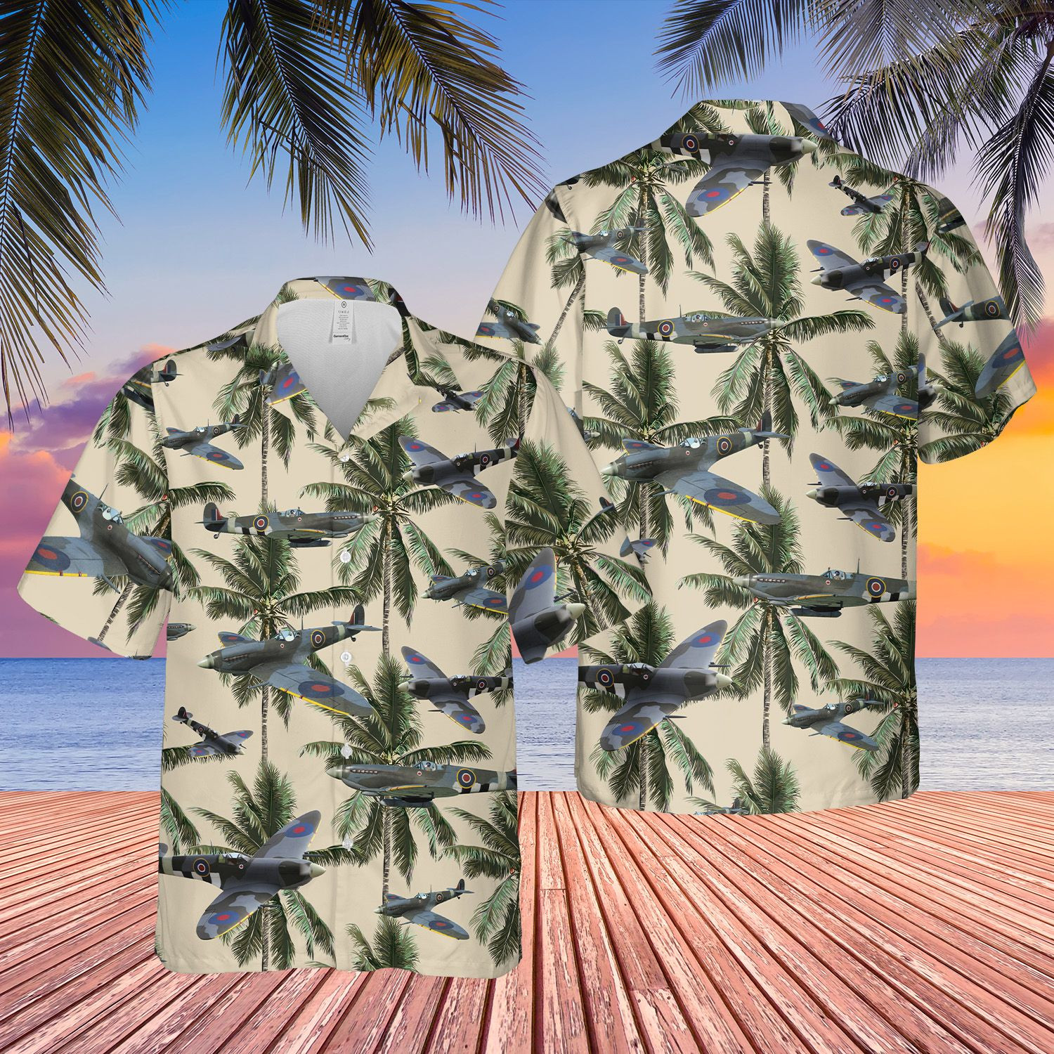Canadian Supermarine Spitfire Short Sleeve Limited Hawaiian Shirt, Short 2 Canadian Supermarine Spitfire Short Sleeve Limited Hawaiian Shirt, Short word3