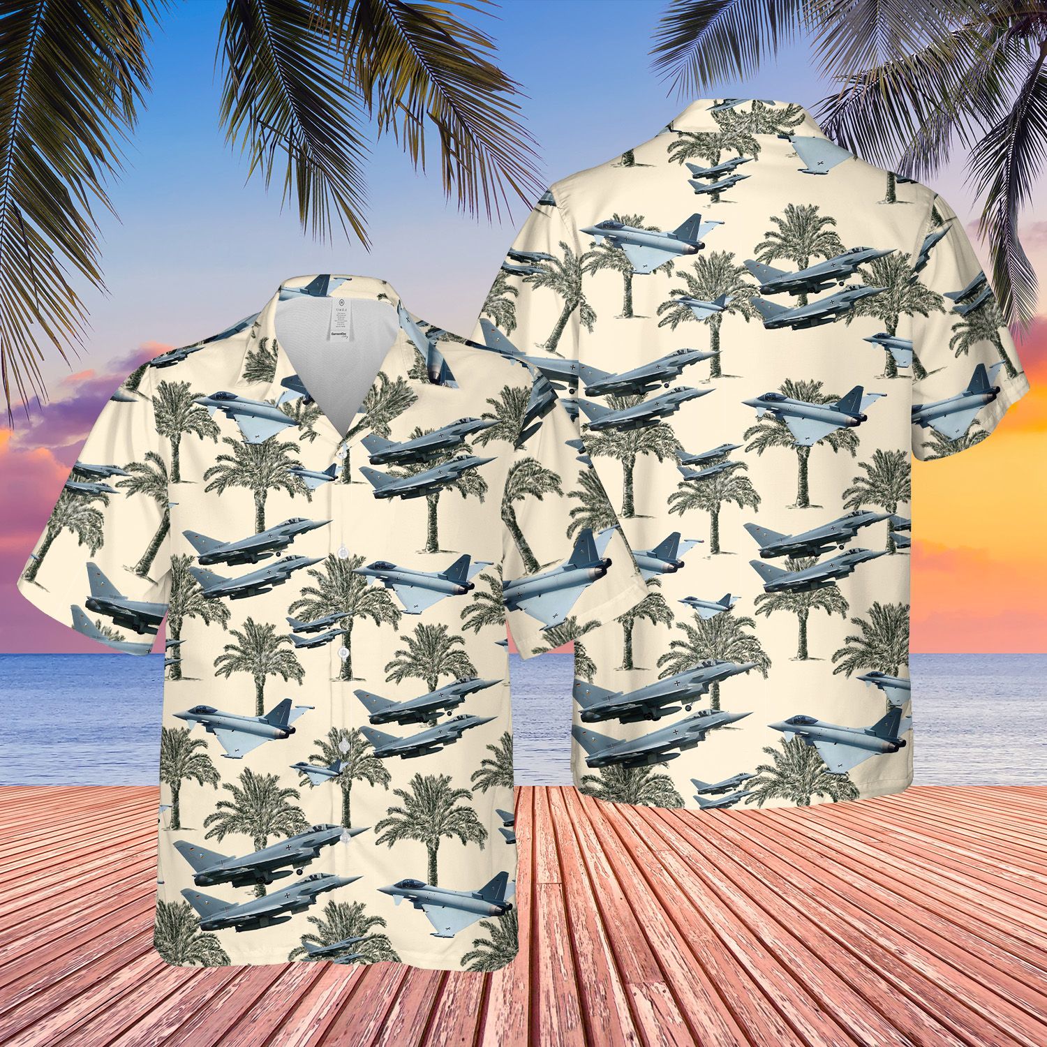 German Air Force Luftwaffe Eurofighter Short Sleeve Limited Hawaiian Shirt 3 German Air Force Luftwaffe Eurofighter Short Sleeve Limited Hawaiian Shirt word1