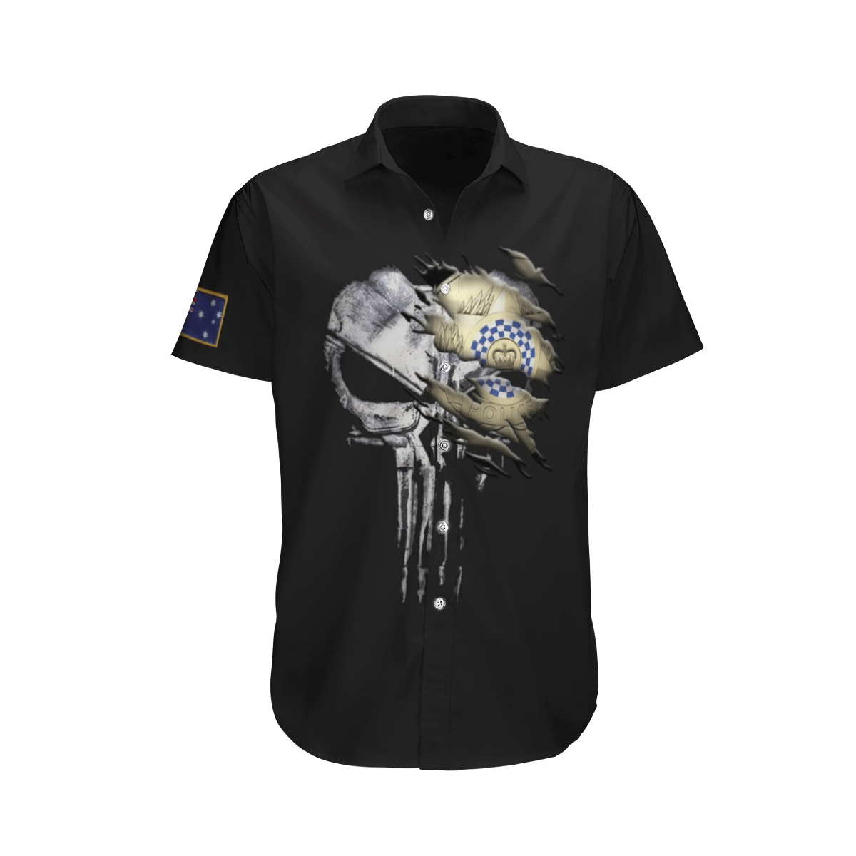 Queensland Police Service Short Sleeve Limited Hawaiian Shirt 4 Queensland Police Service Short Sleeve Limited Hawaiian Shirt word3