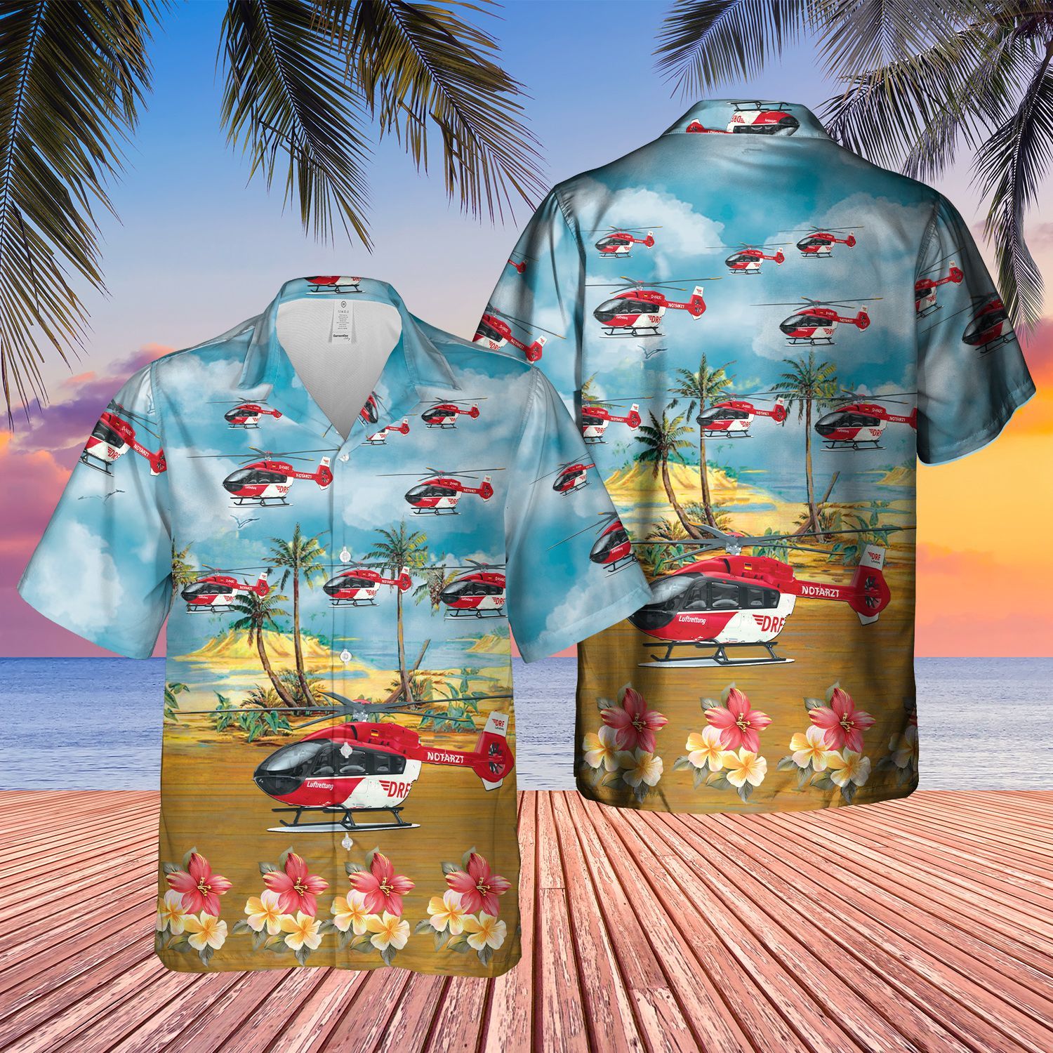 German Air Medical Services Helicopter 3 Blue Short Sleeve Limited Hawaiian Shirt 3 German Air Medical Services Helicopter 3 Blue Short Sleeve Limited Hawaiian Shirt word3