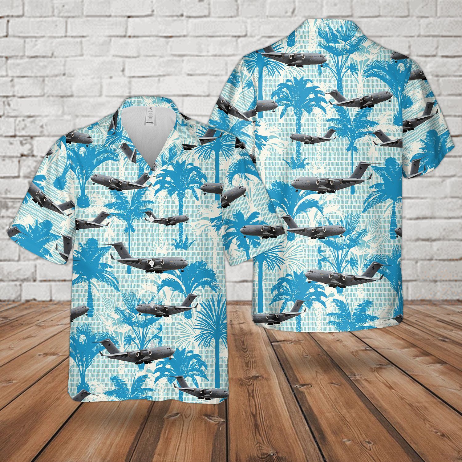 RAAF Boeing C-17 Globemaster Short Sleeve Limited Hawaiian Shirt 2 RAAF Boeing C-17 Globemaster Short Sleeve Limited Hawaiian Shirt word1