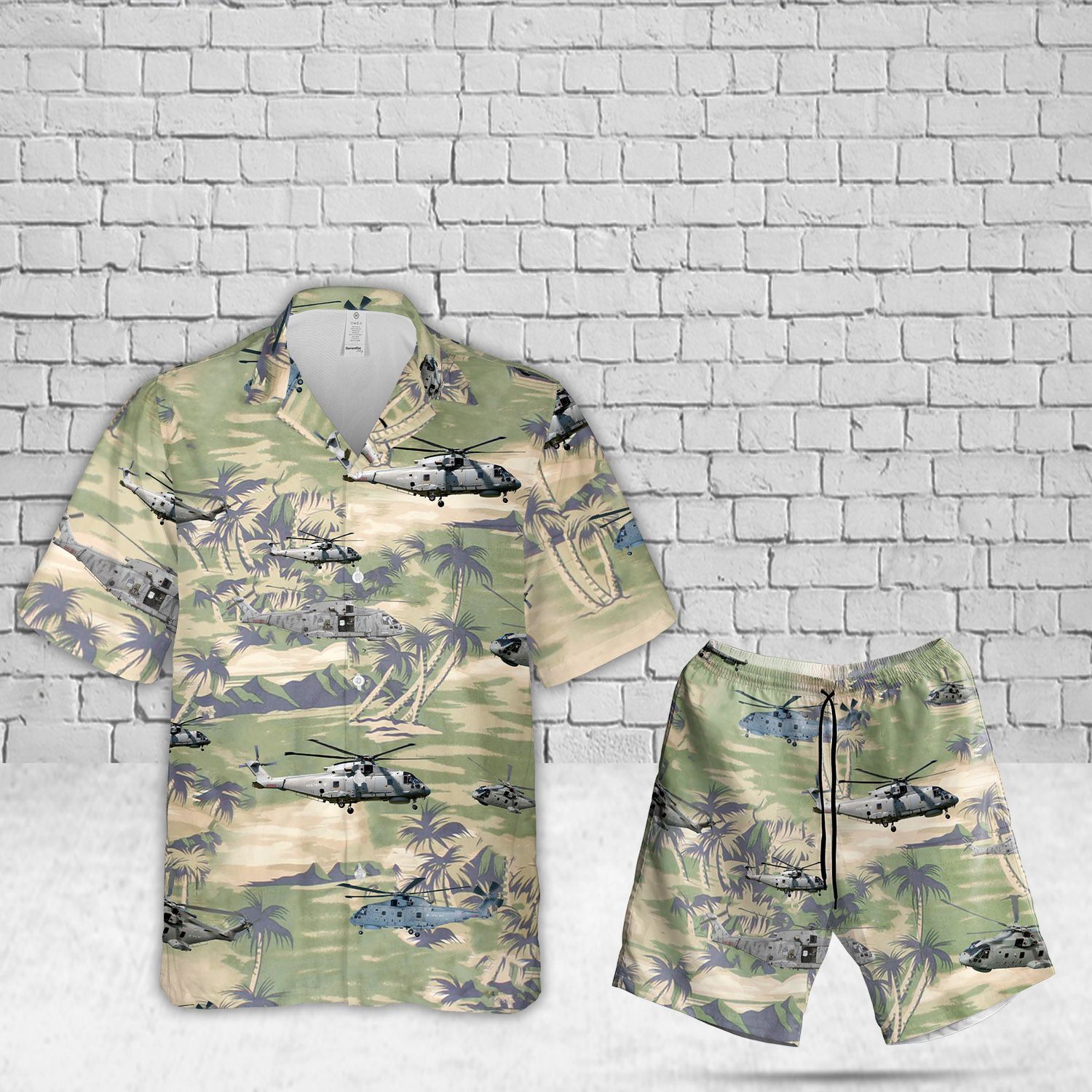 Royal Navy MERLIN MK2 Short Sleeve Limited Hawaiian Shirt, Short 1 Royal Navy MERLIN MK2 Short Sleeve Limited Hawaiian Shirt, Short word3