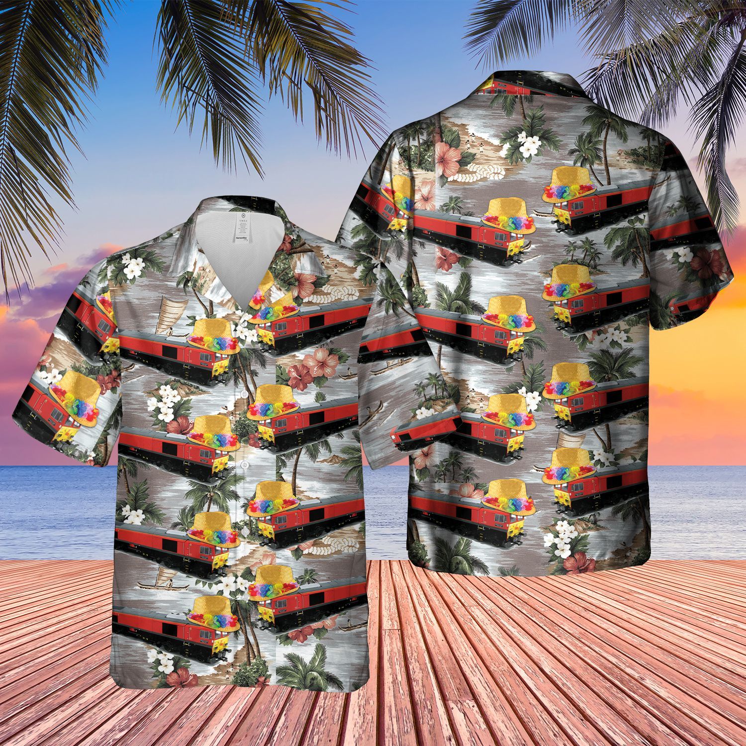 DB Schenker Class 59-2 Locomotive Train Short Sleeve Limited Hawaiian Shirt 1 DB Schenker Class 59-2 Locomotive Train Short Sleeve Limited Hawaiian Shirt word1
