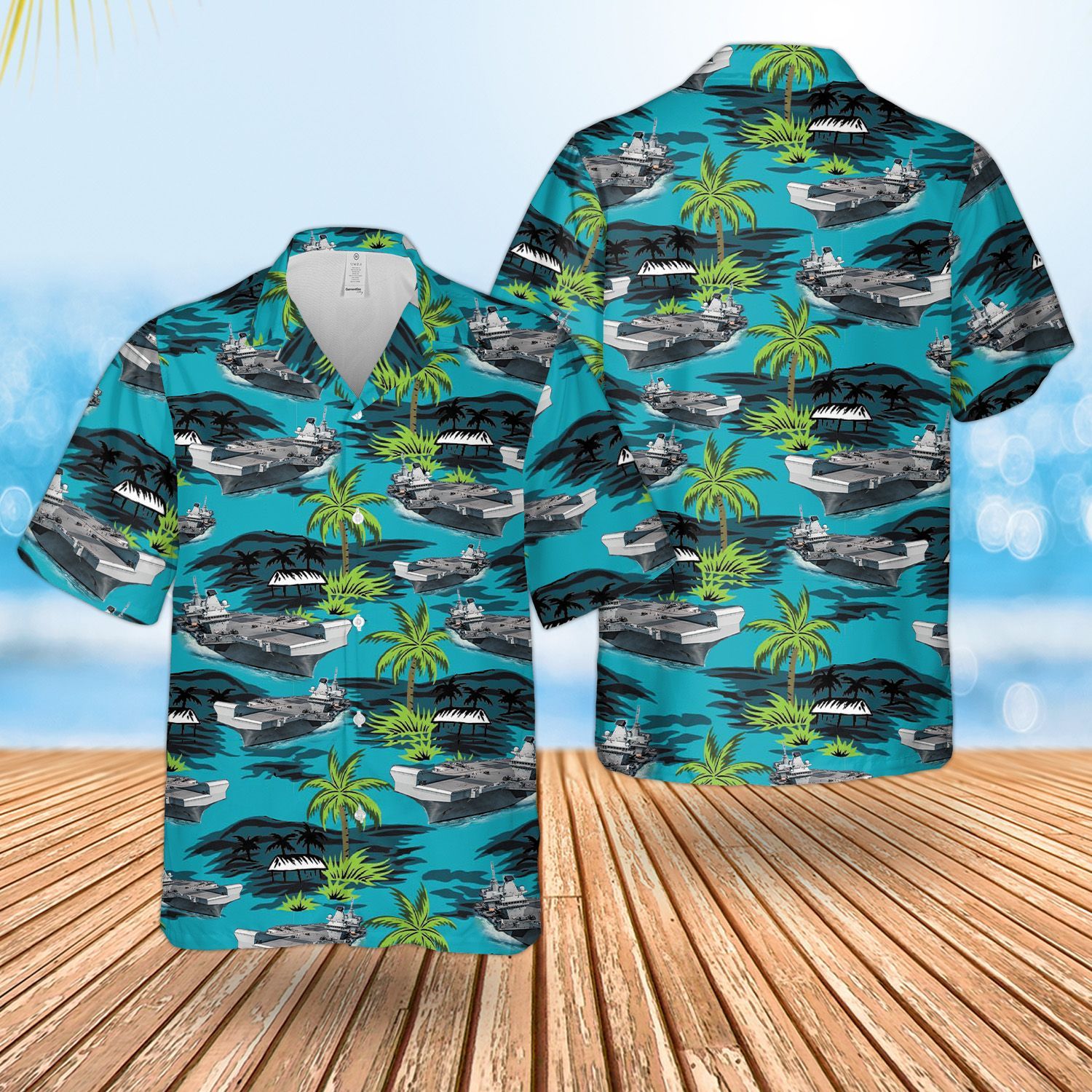 NEW RN HMS Prince of Wales R09 Aircraft Carrier Hawaii Shirt, Shorts 2 1645016092a62a973b5b