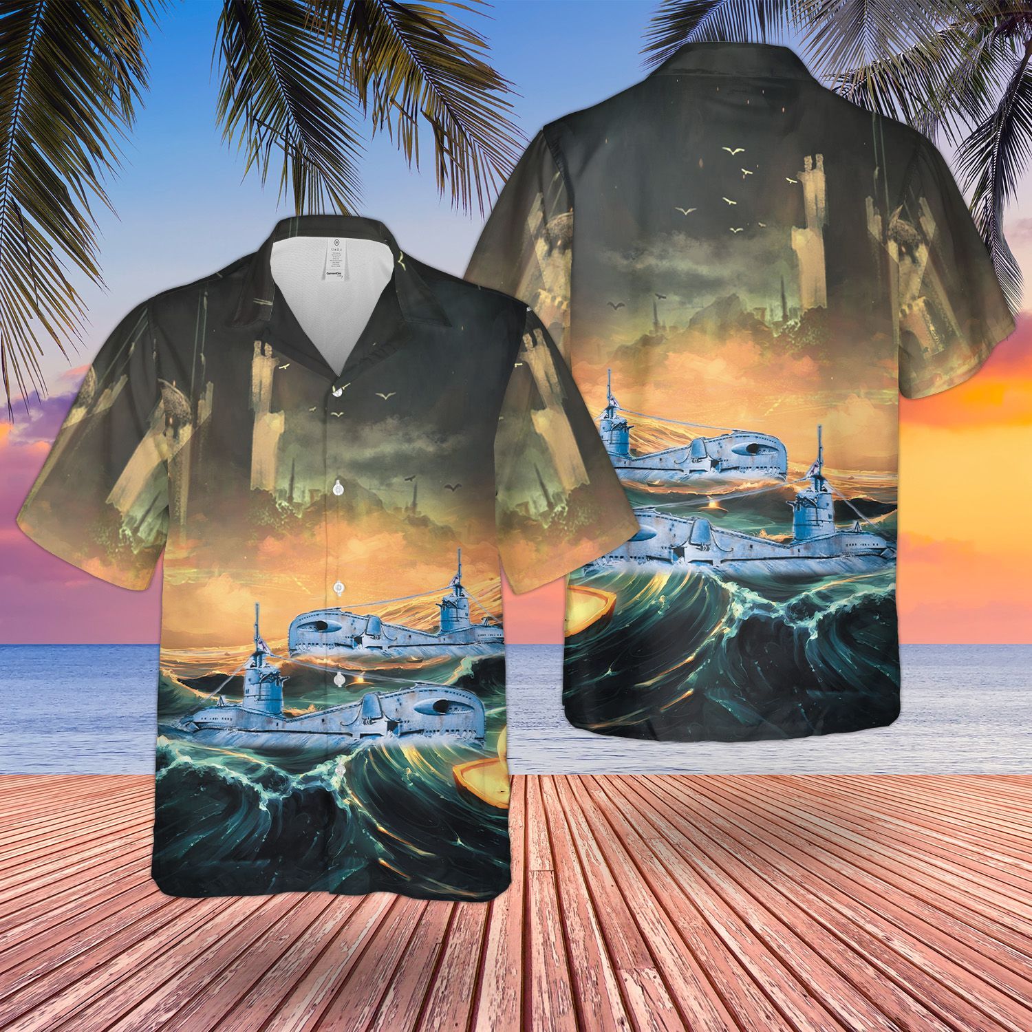NEW RN Historical Triton class T class Submarine Hawaii Shirt, Shorts 2 1645016094ebfbe67d2c