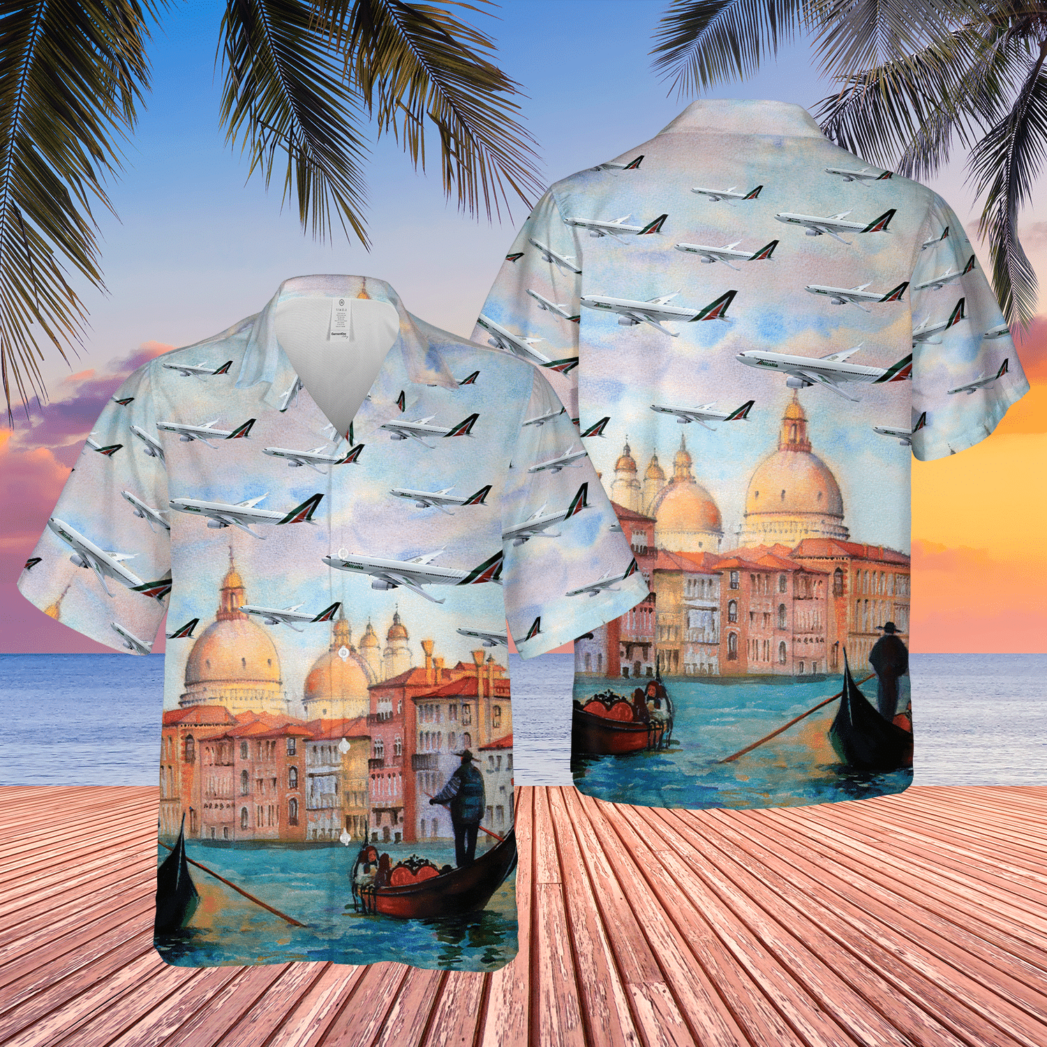 Alitalia Boeing 777-200ER Hawaiian Shirt 7 Alitalia Boeing 777-200ER Hawaiian Shirt word2