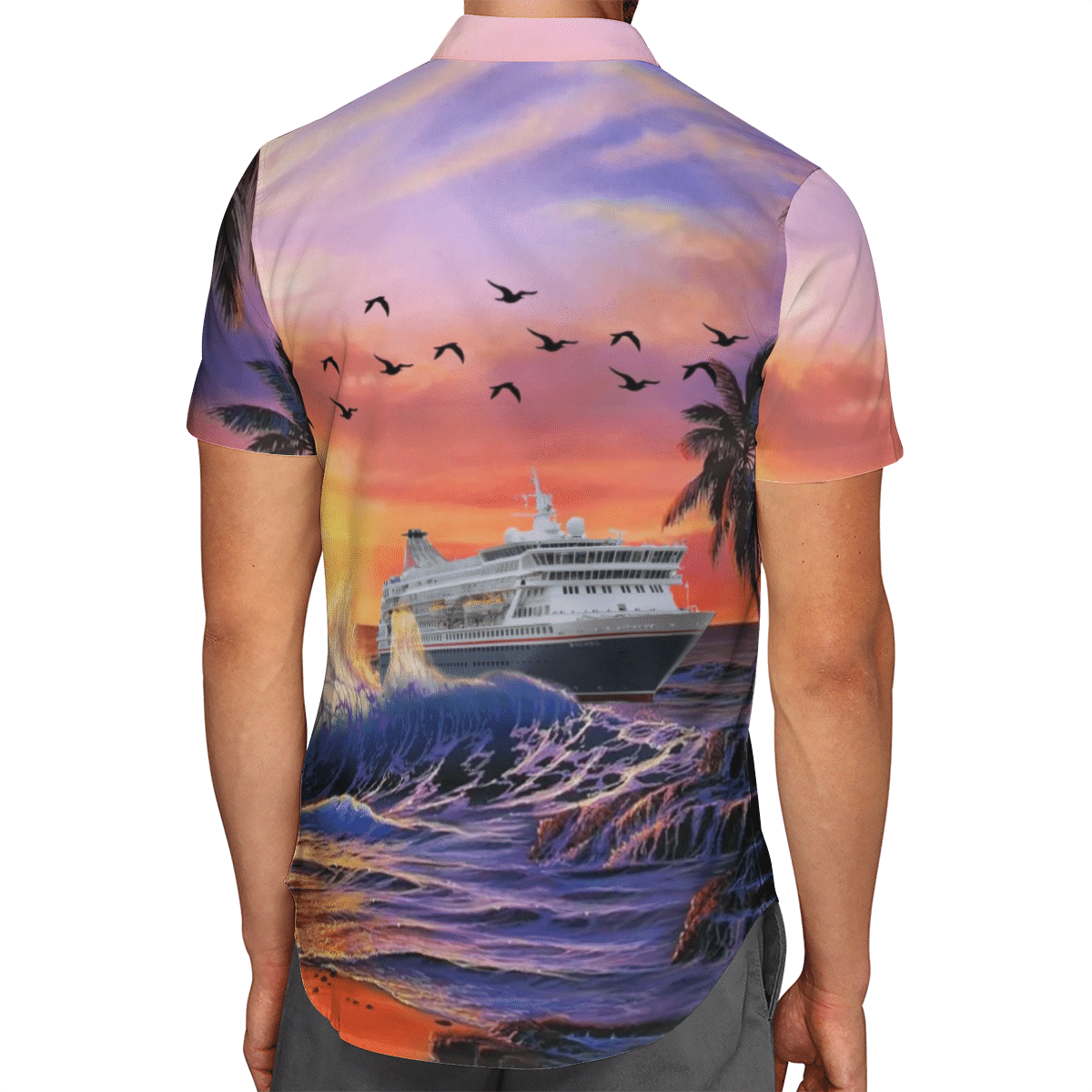 Fred. Olsen Cruise Lines MV Balmoral Hawaiian Shirt 3 Fred. Olsen Cruise Lines MV Balmoral Hawaiian Shirt word1
