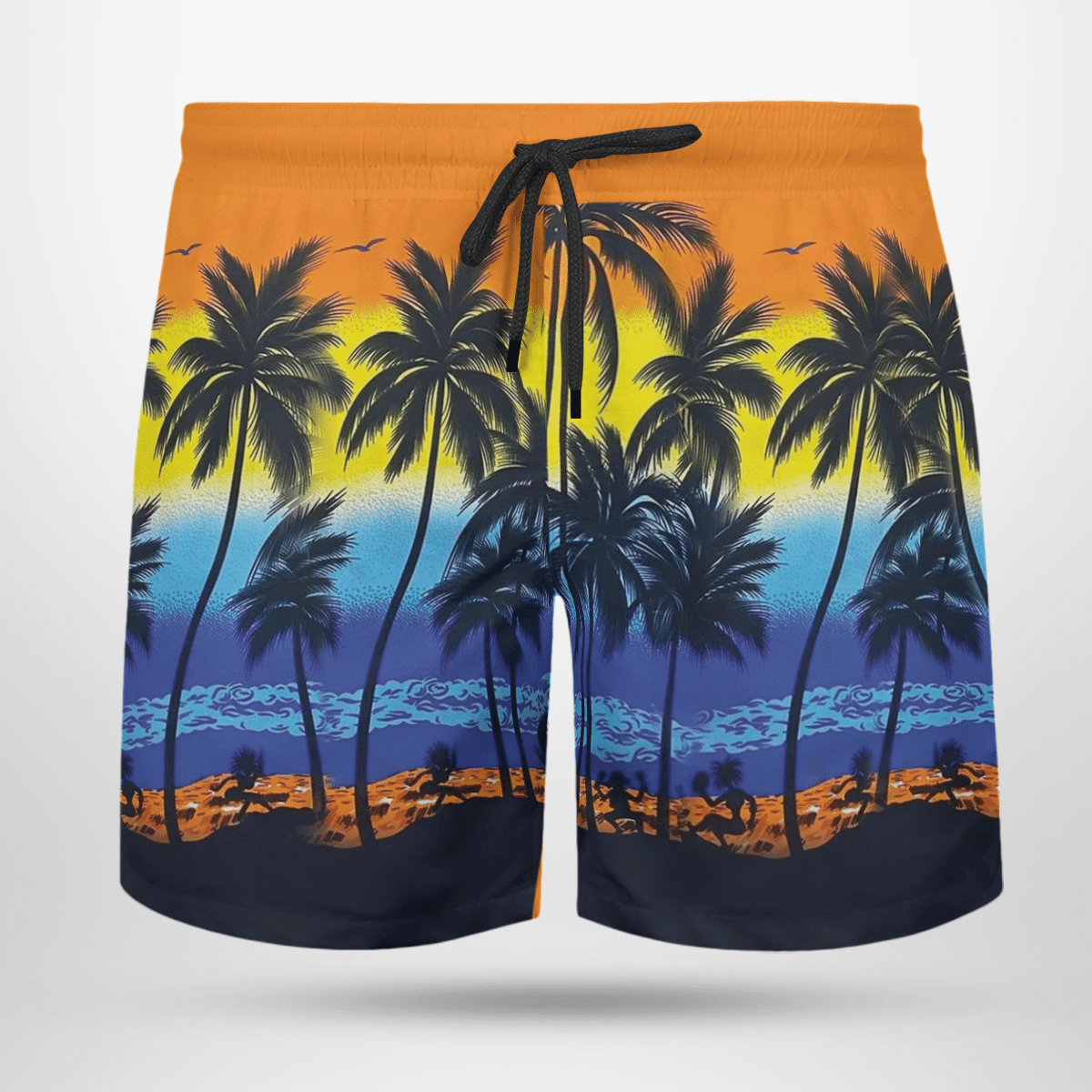 Summer Beach Sunset Hawaiian Shirt, Short 9 Summer Beach Sunset Hawaiian Shirt, Short word2